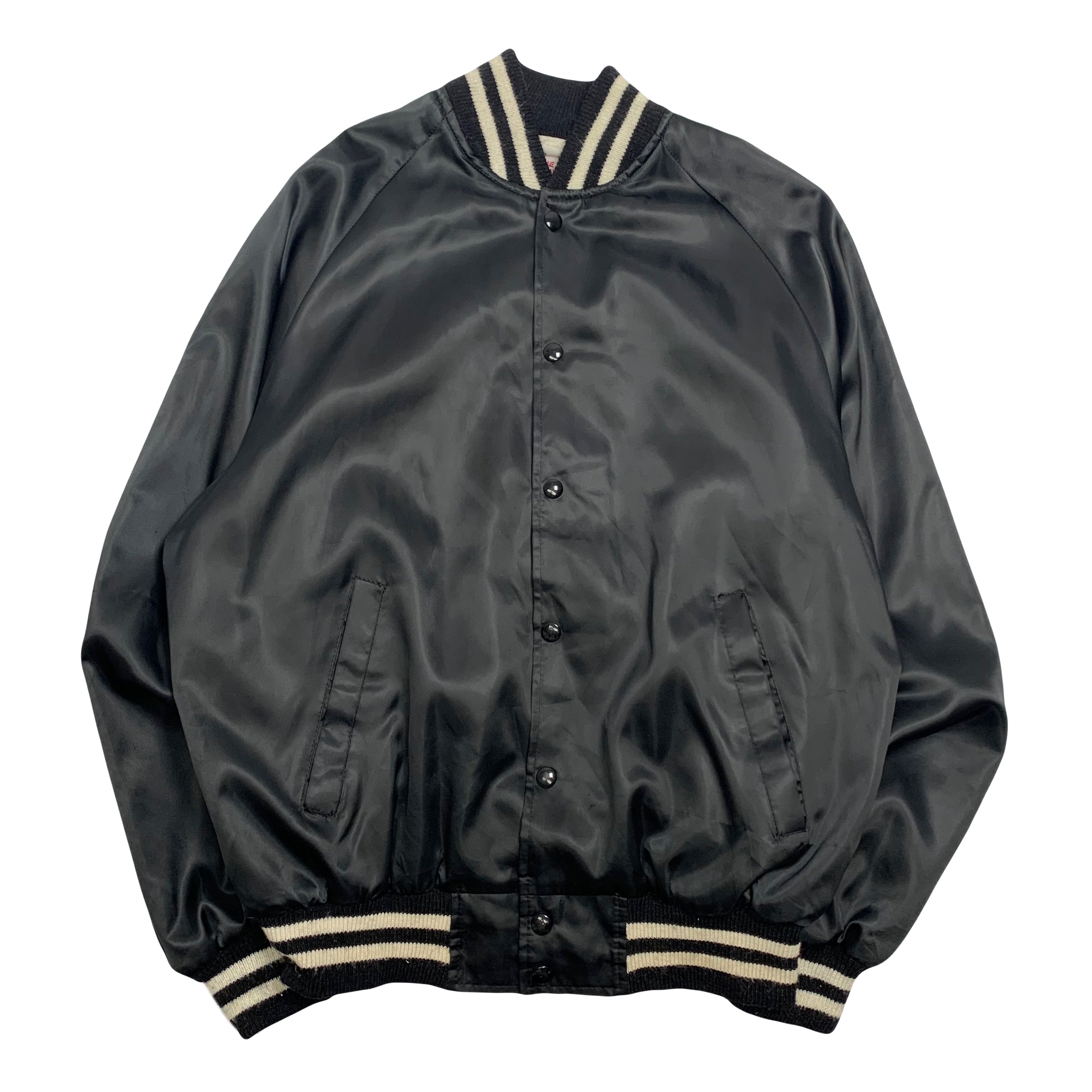 Vintage Million Dollar Cowboy Bar Satin Jacket L