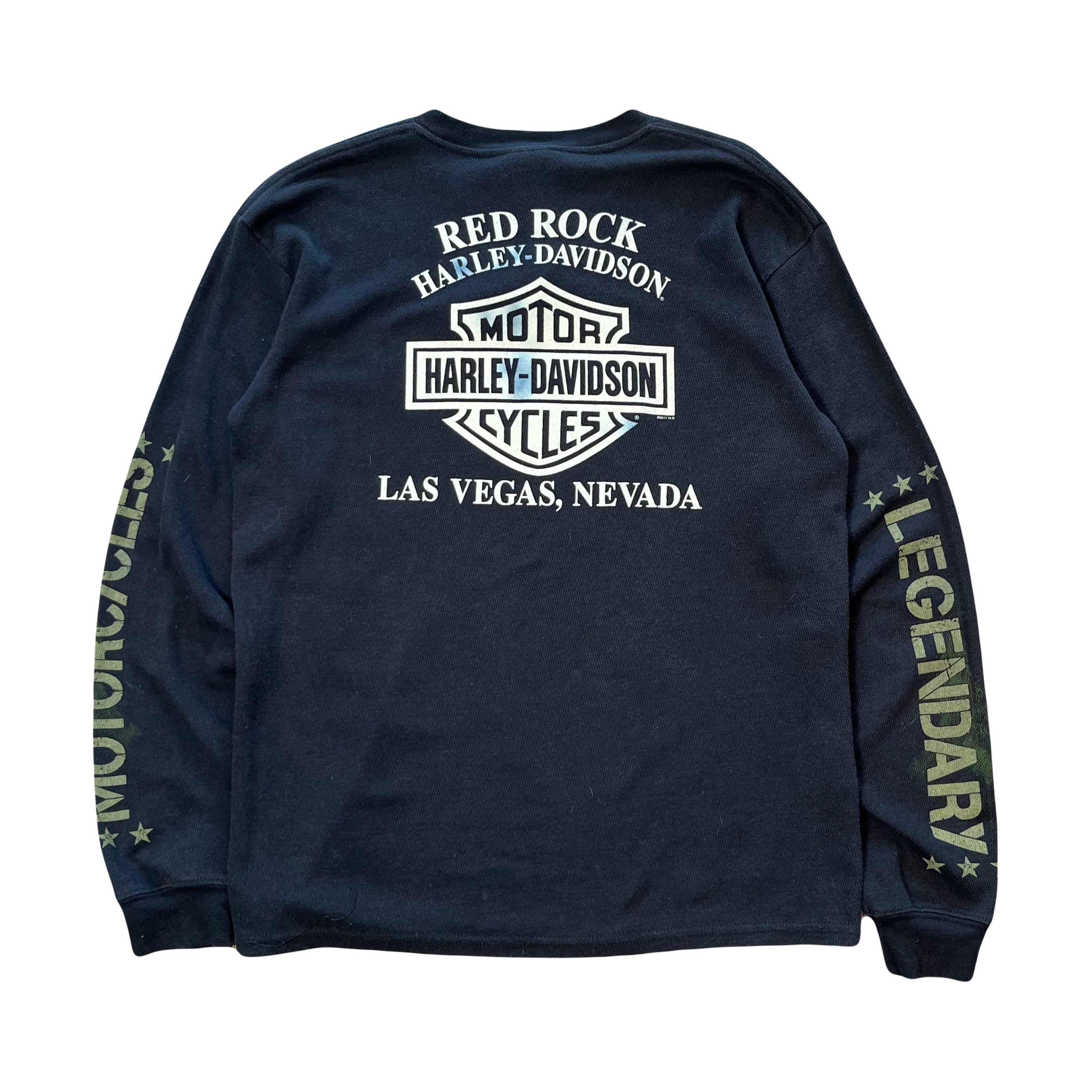 Harley Davidson Las Vegas Thermal Longsleeve Shirt M