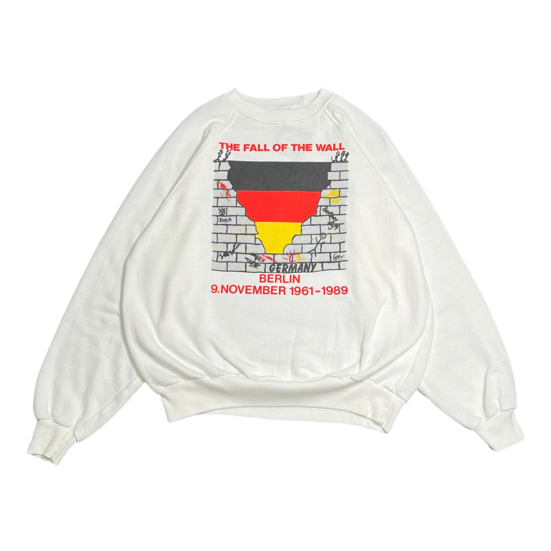 1989 Fall Of The Wall Berlin Germany Crewneck L