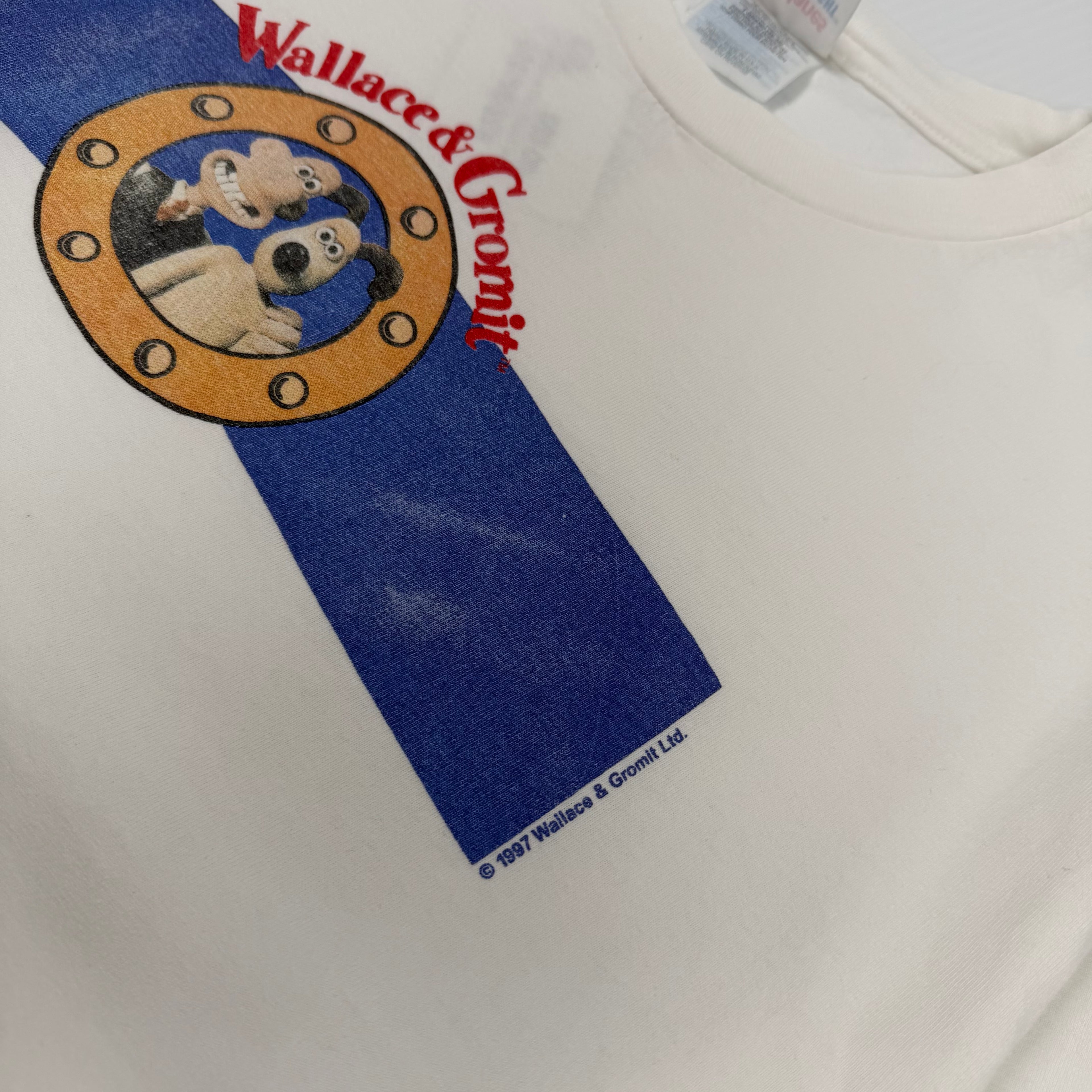 1997 Wallace & Gromit Graphic Tee XL