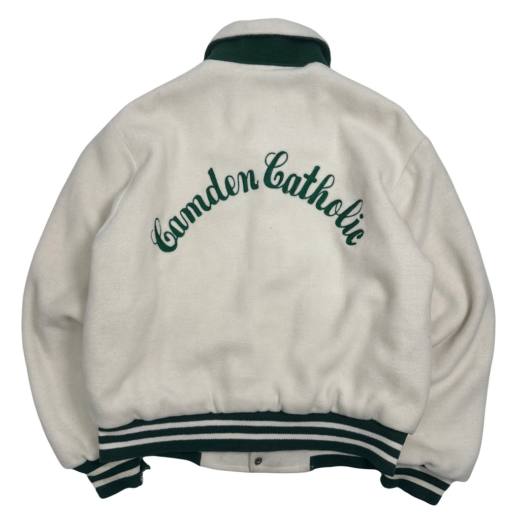 Vintage Camden Catholic Heavy Fleece Varsity Jacket M