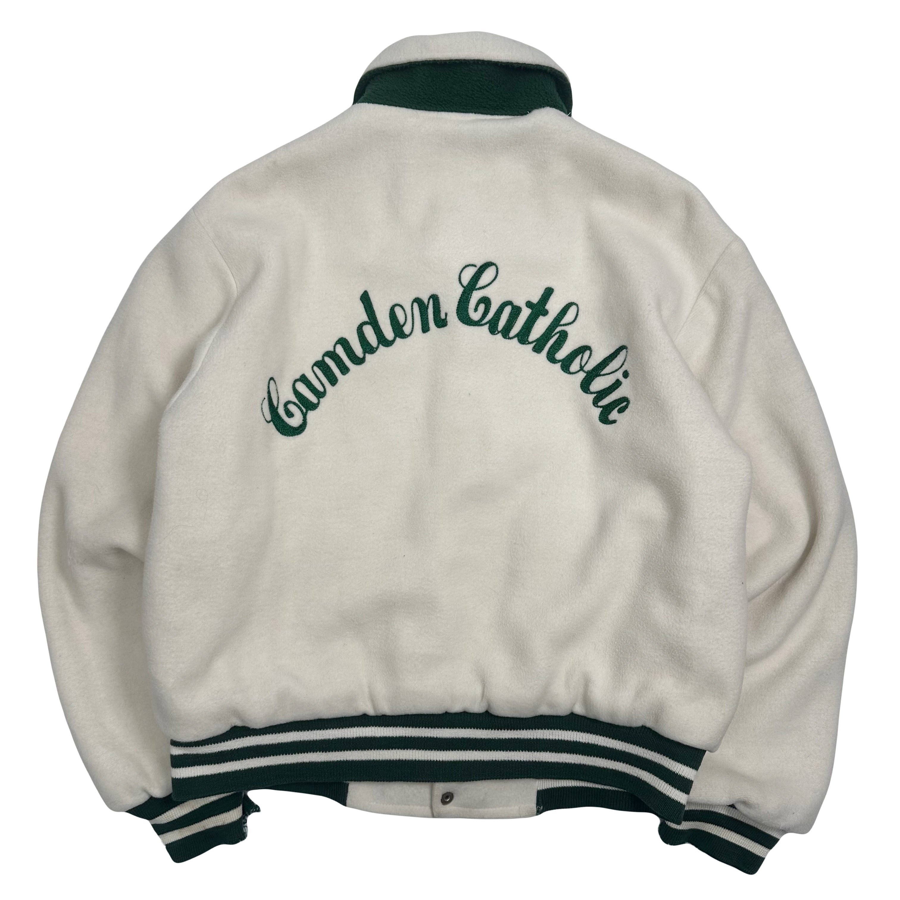Vintage Camden Catholic Heavy Fleece Varsity Jacket M