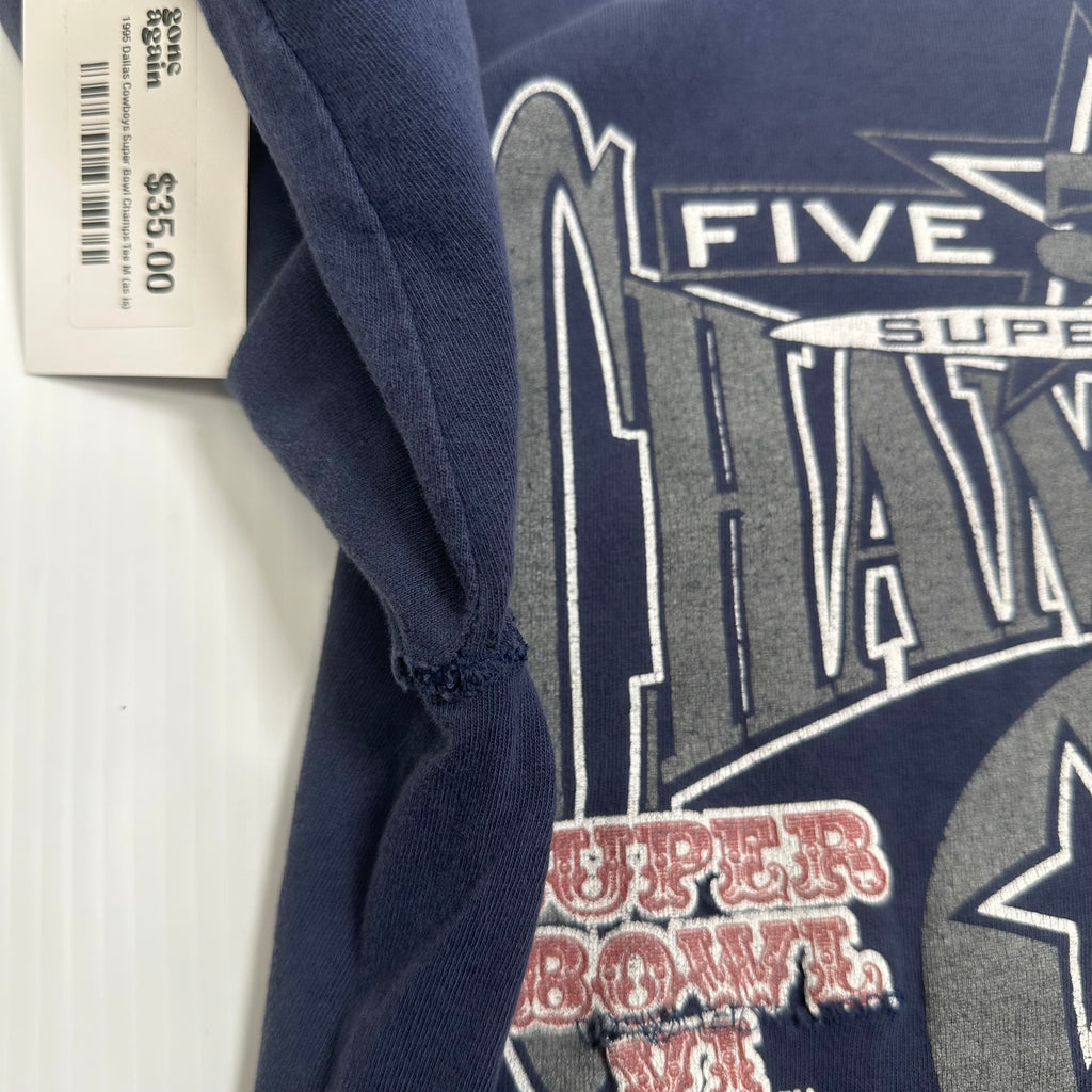 1995 Dallas Cowboys NFL Super Bowl Graphic Tee M