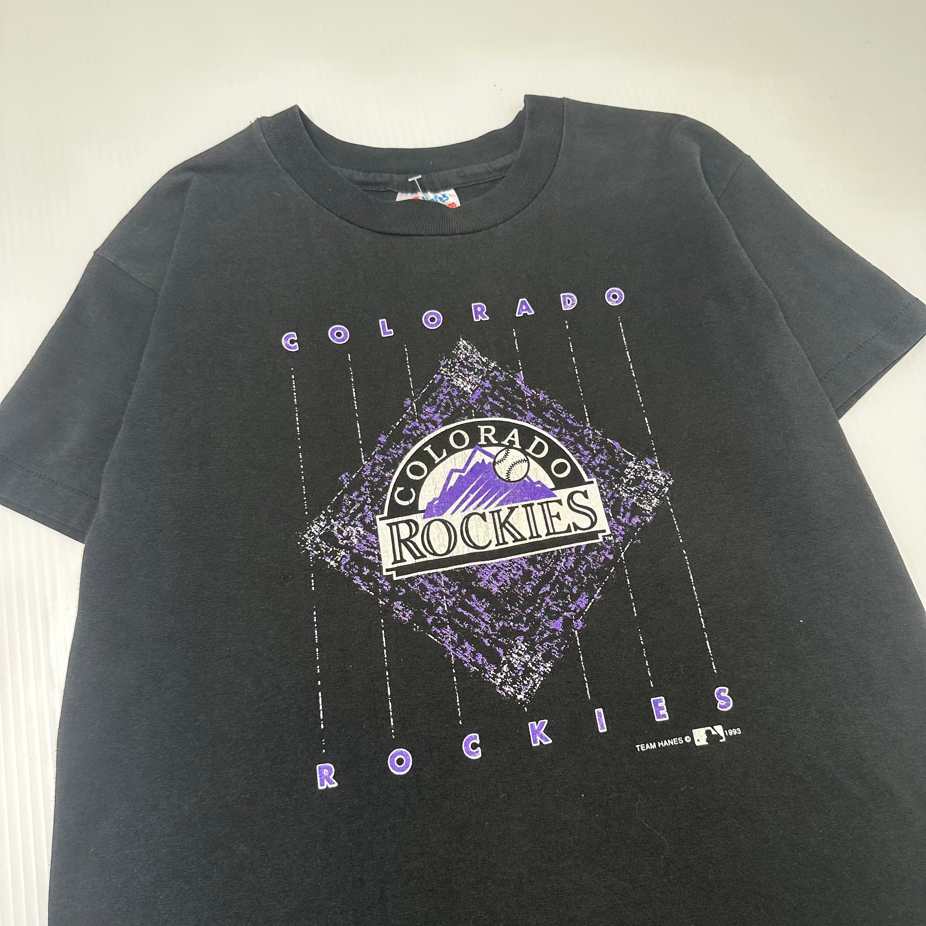 1993 Colorado Rockies MLB Graphic Tee Women's L