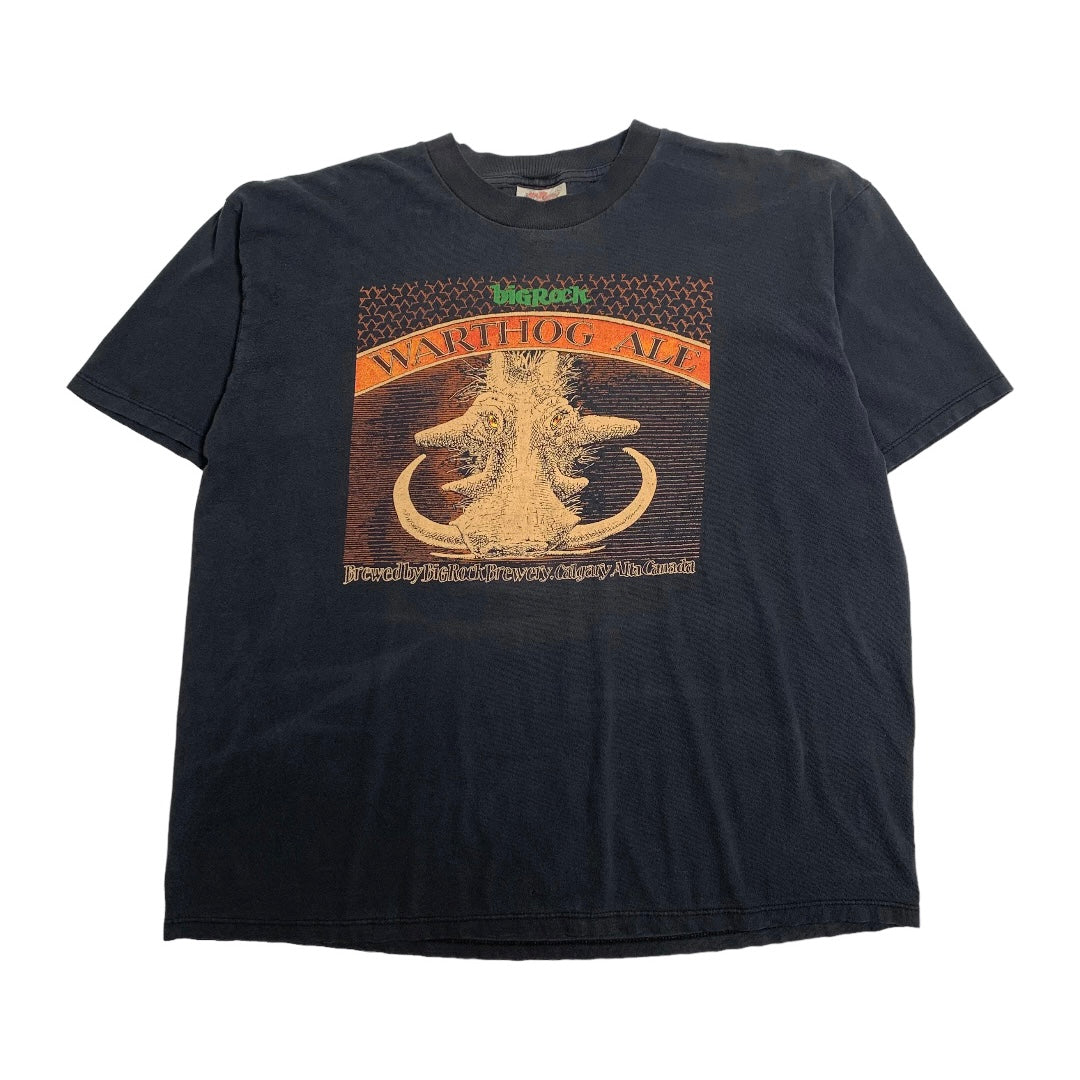 Vintage Bigrock Warthog Ale Faded Tee L
