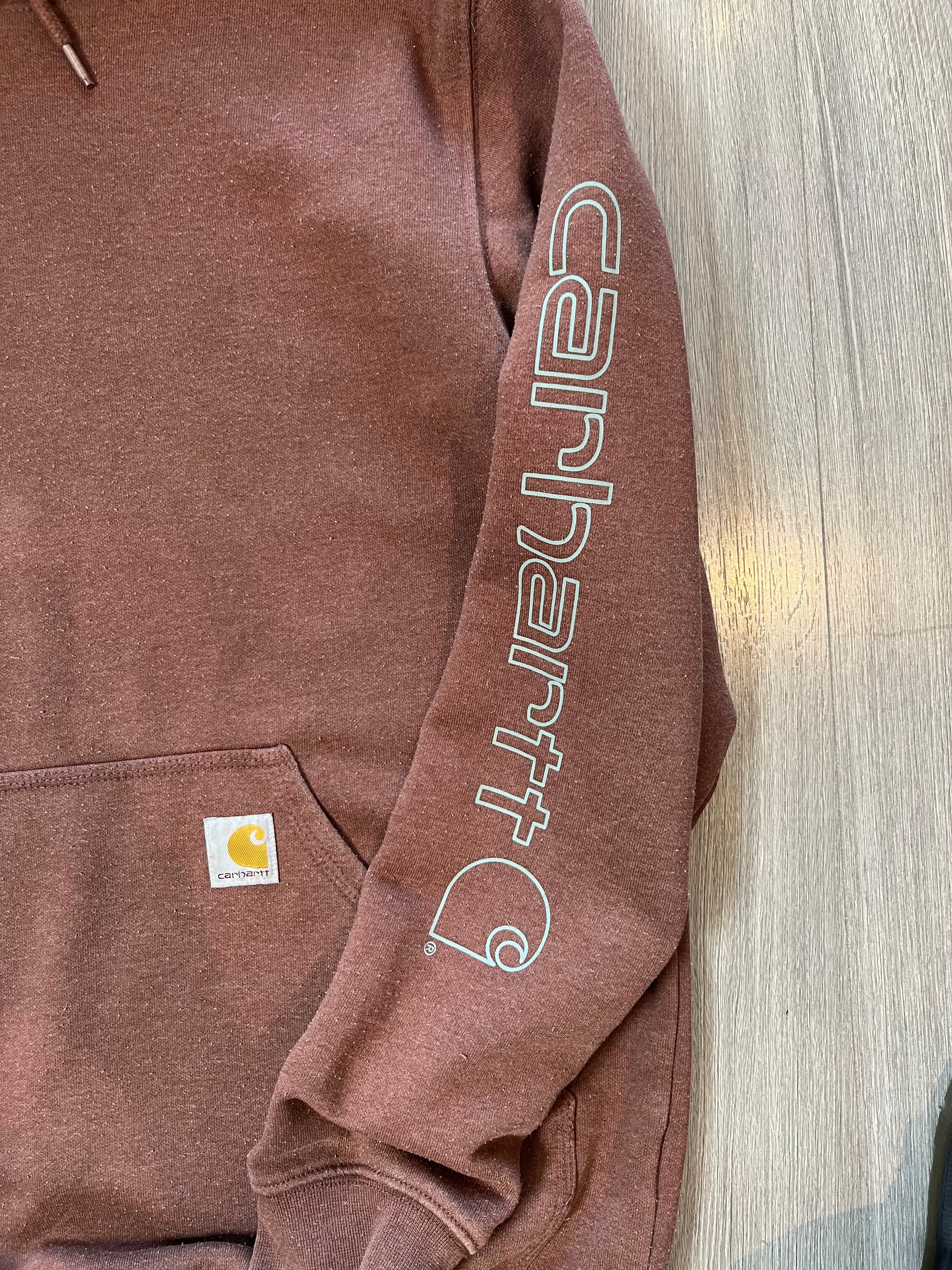 Carhartt Arm Spellout Pullover Hoodie M