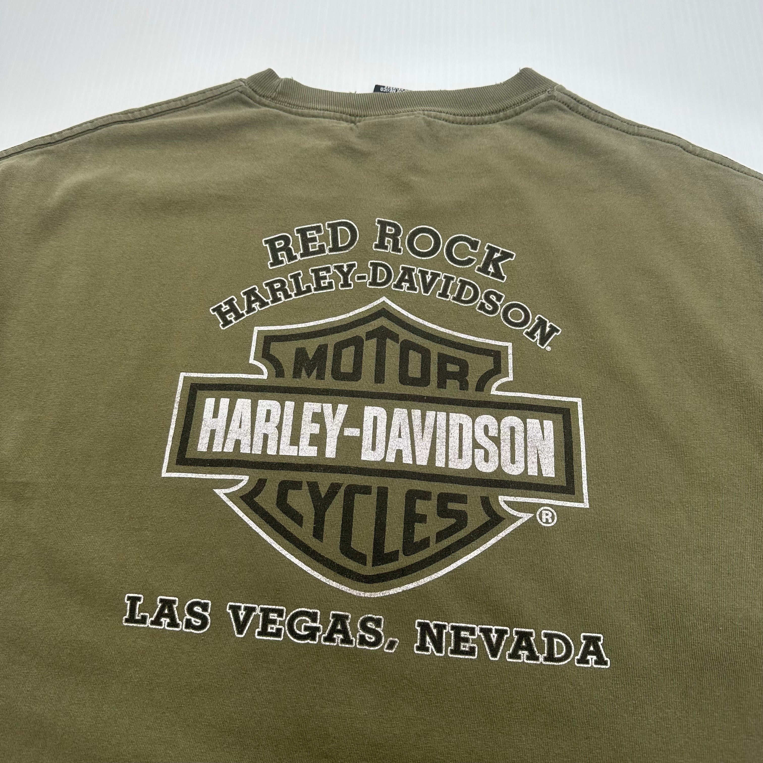2000s Harley Davidson Red Rock Las Vegas Graphic Tee XL