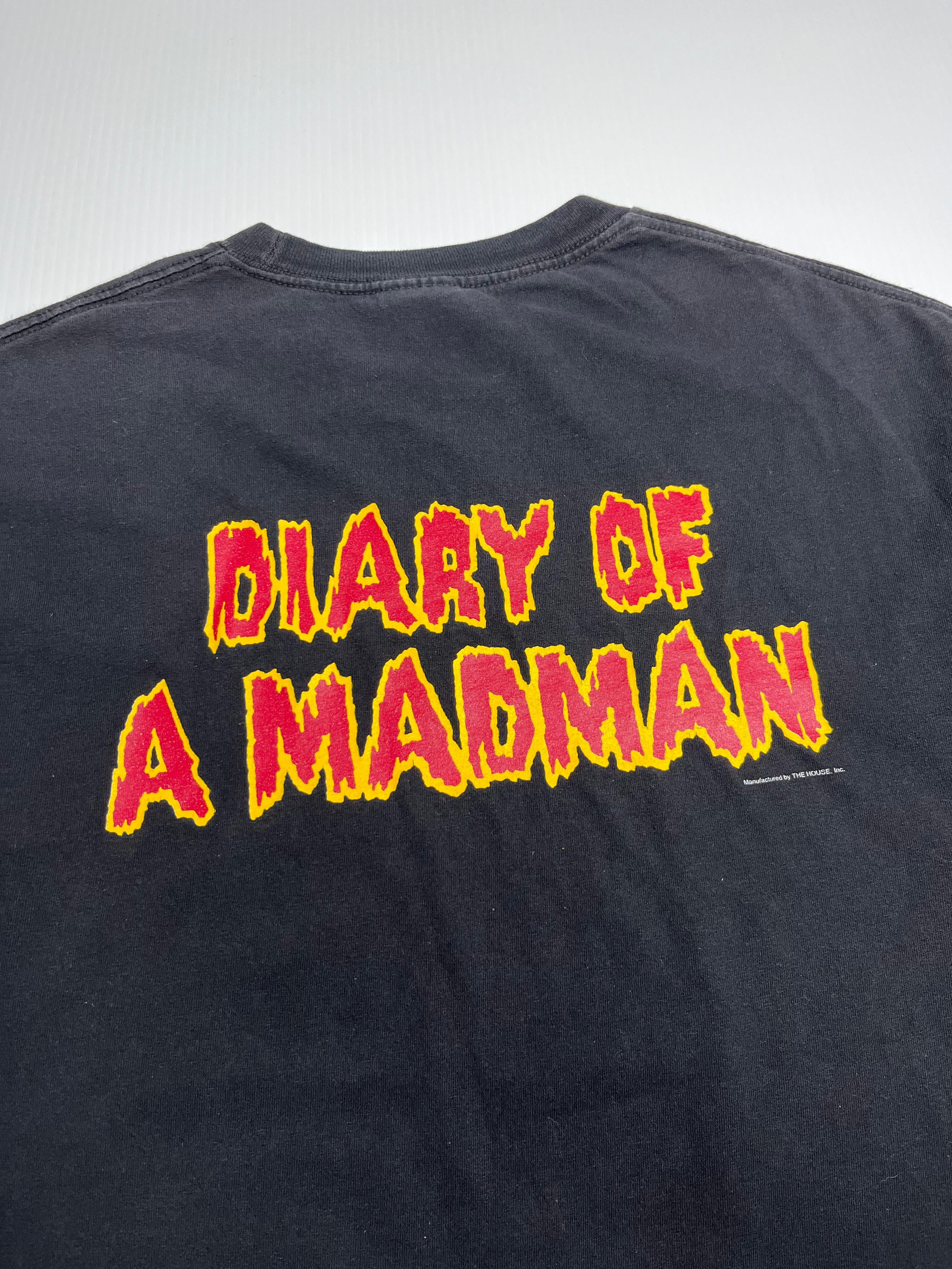 Vintage Ozzy Osbourne Diary Of A Madman Tee XL