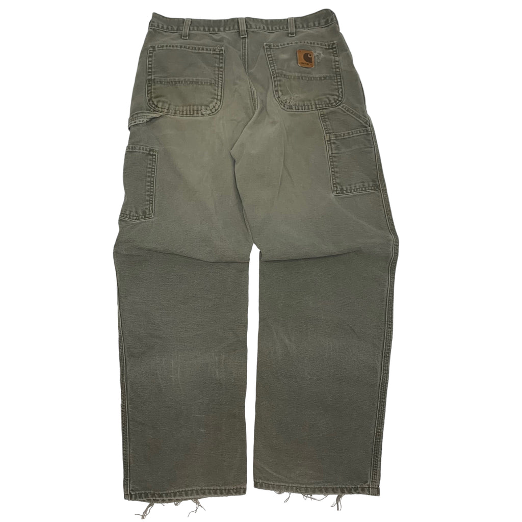 Carhartt Olive Carpenter Pants 34x32