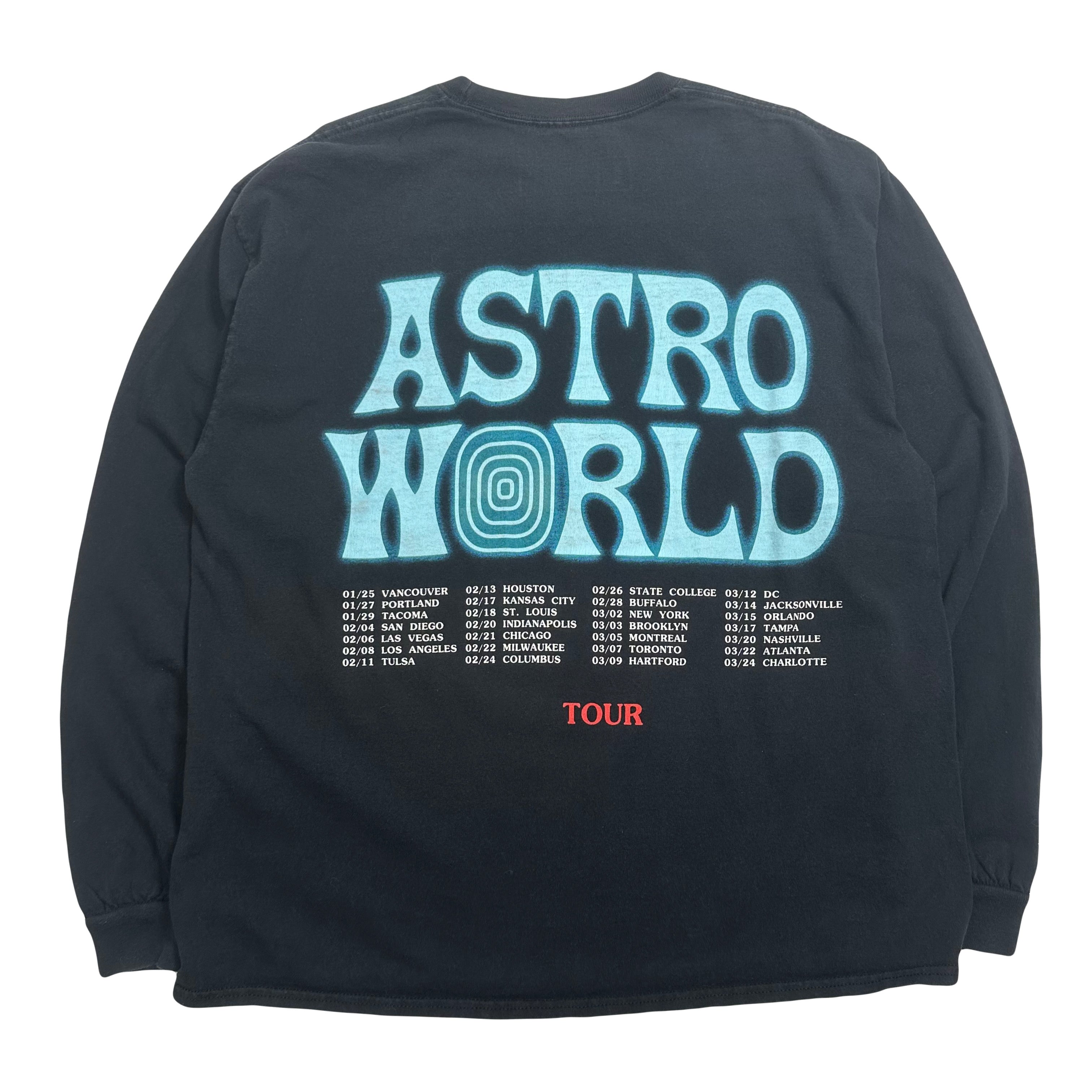 Astroworld Tour Wish You Were Here Longsleeve Shirt L