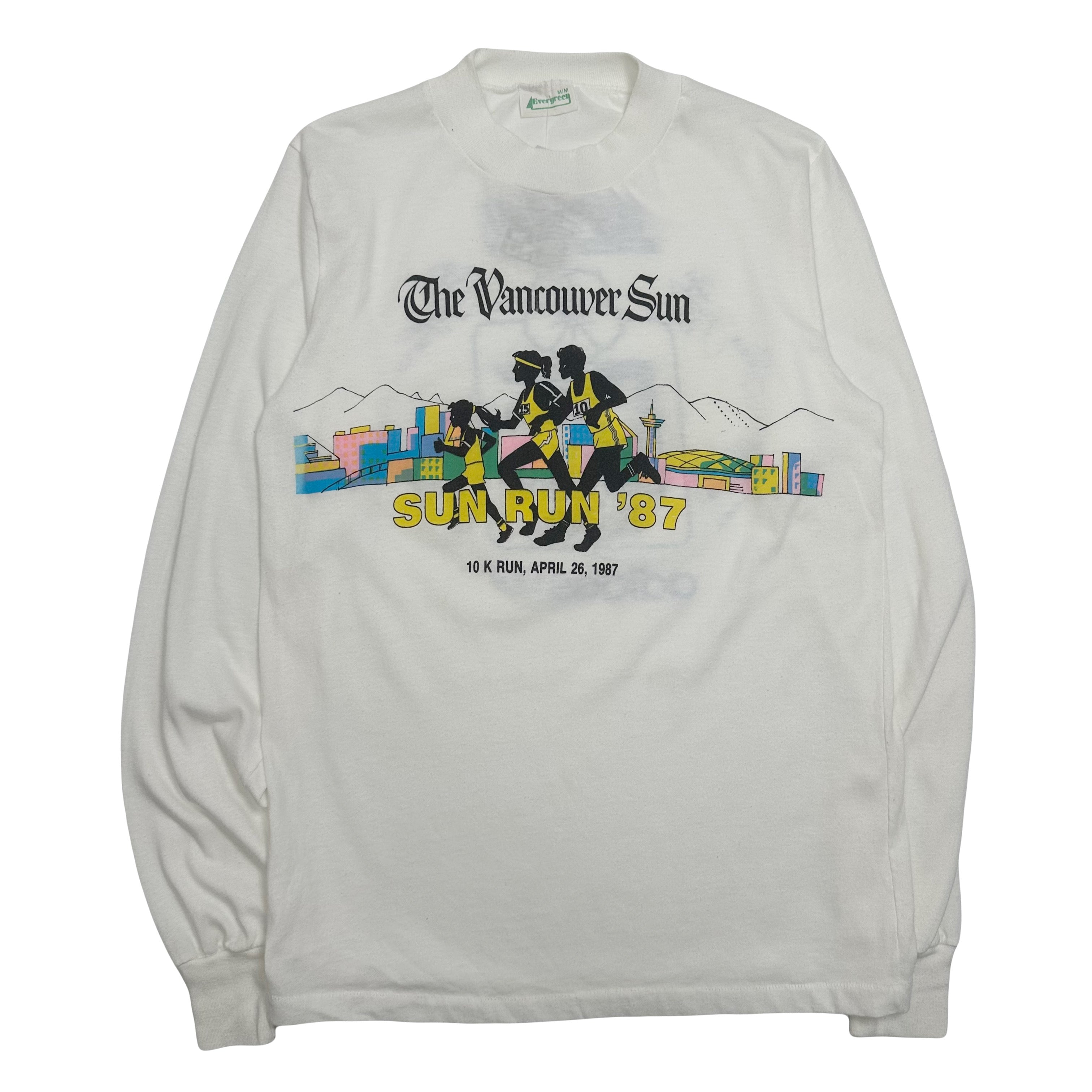 1987 Vancouver Sun Run Marathon Longsleeve Shirt M