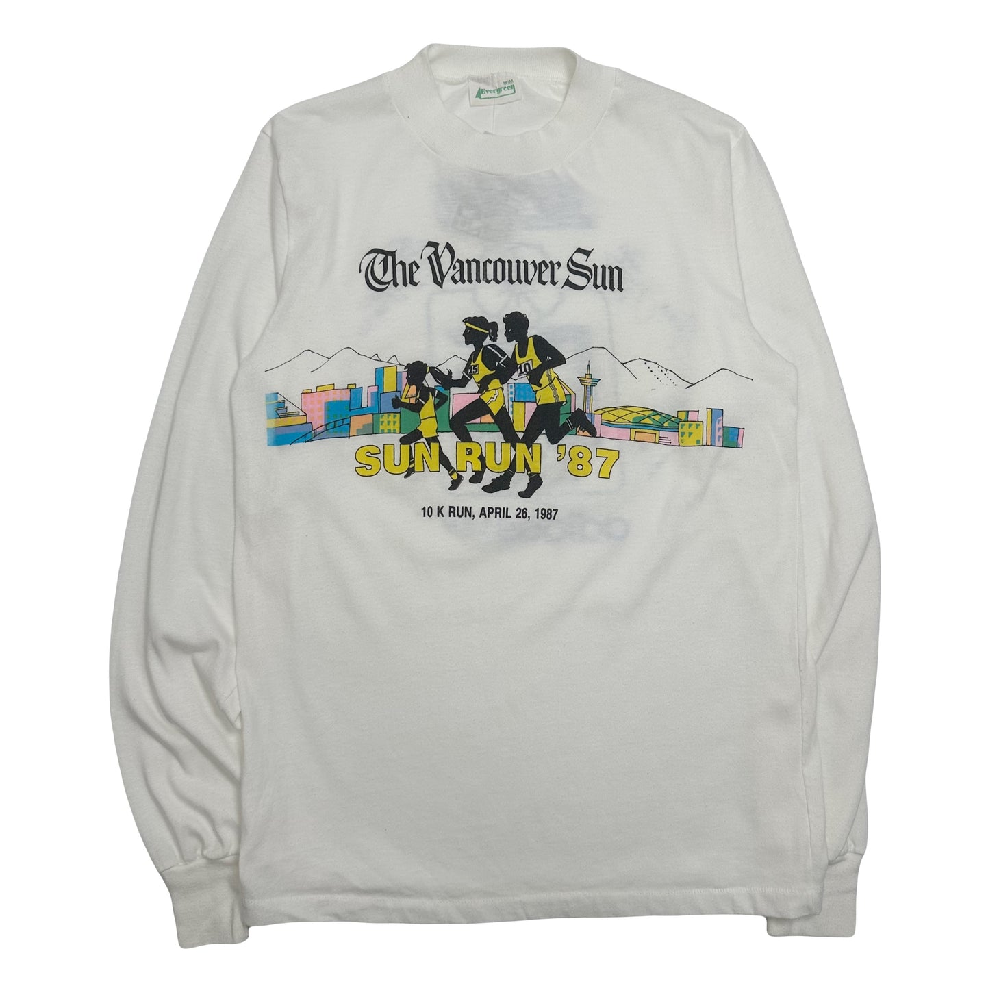 1987 Vancouver Sun Run Marathon Longsleeve Shirt M