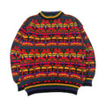 Vintage Bay Club Pattern Knit Sweater L