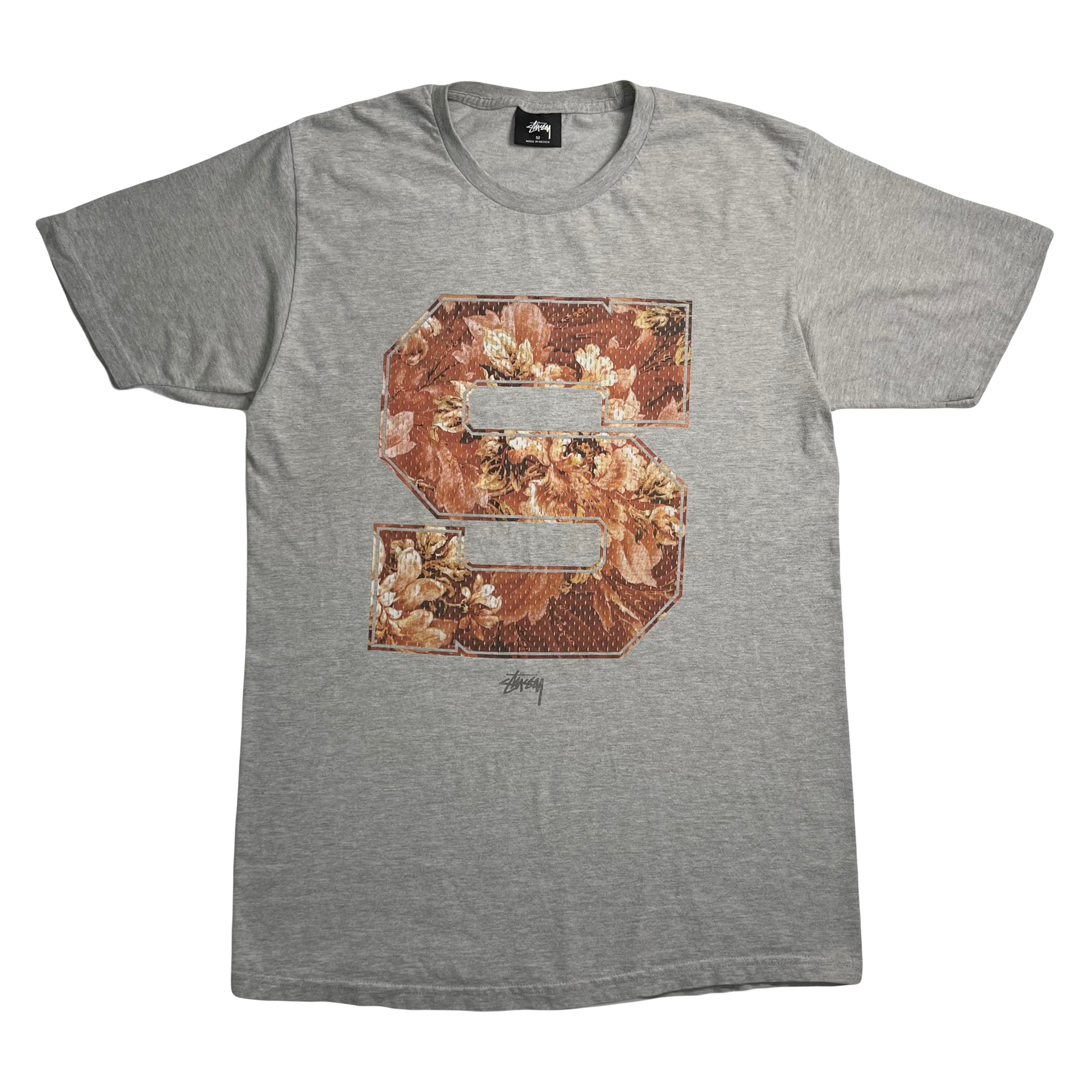 Stussy Floral Overlay 80 Graphic Tee M