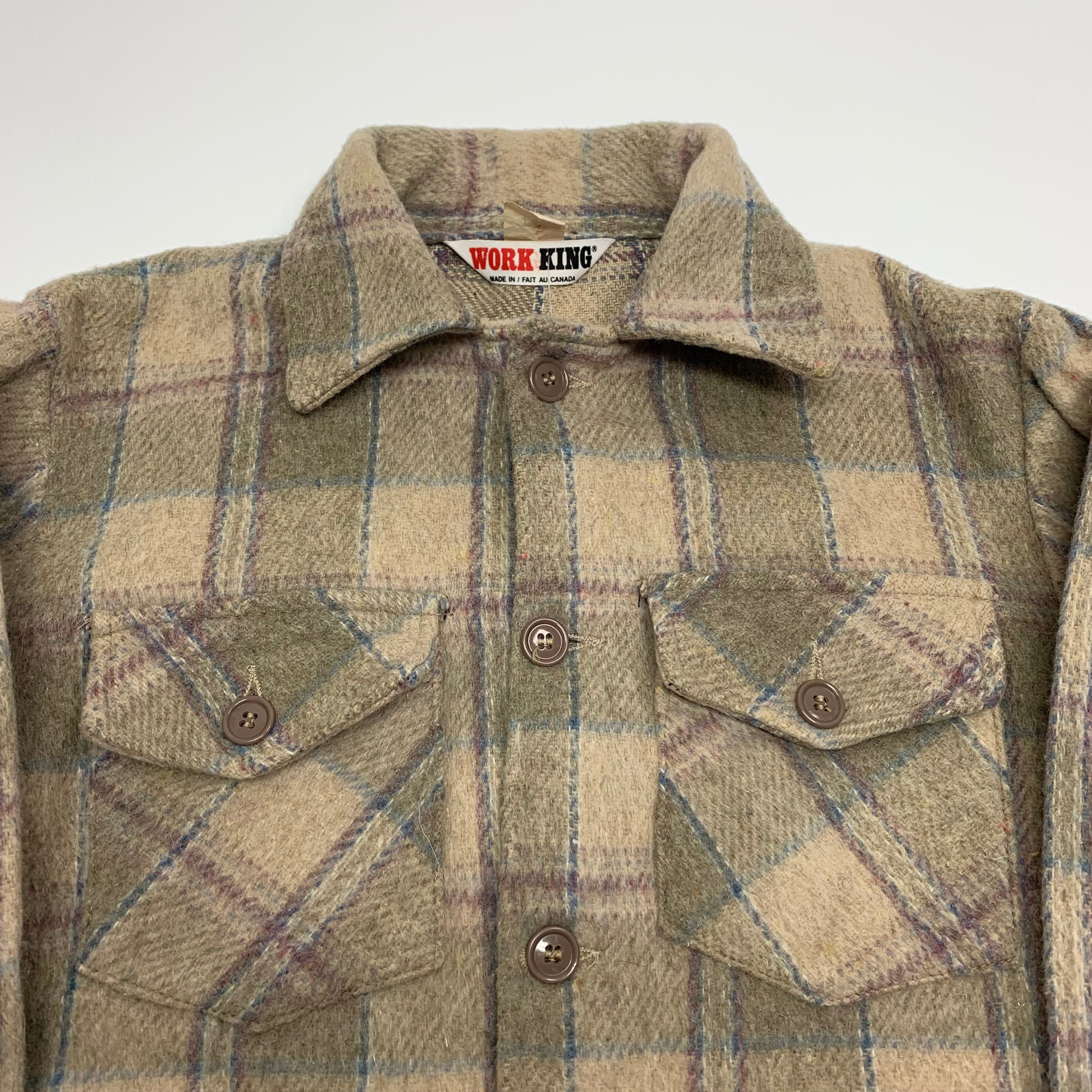 Vintage Work King Plaid Button Up