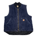 Carhartt Navy Blue Denim Vest L