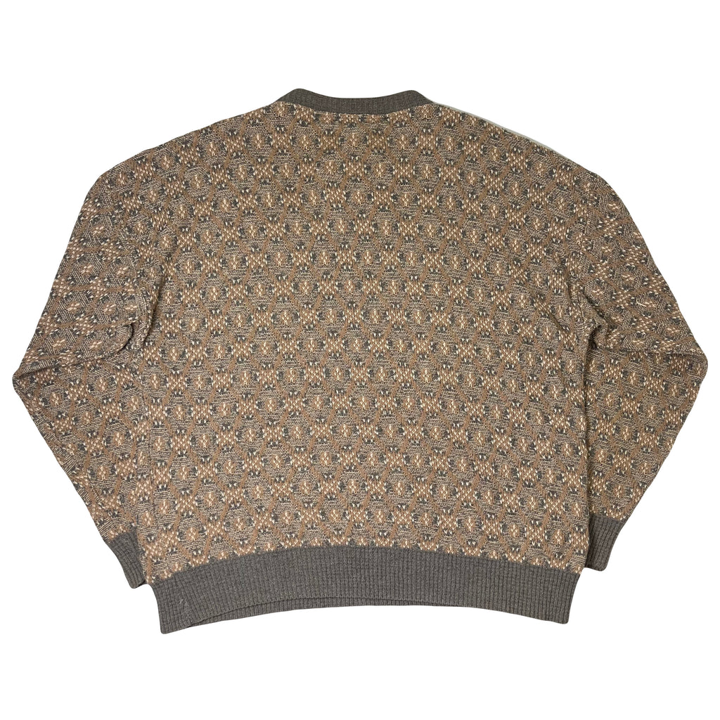 Vintage Geoffrey Beene Pattern Knit Sweater XL