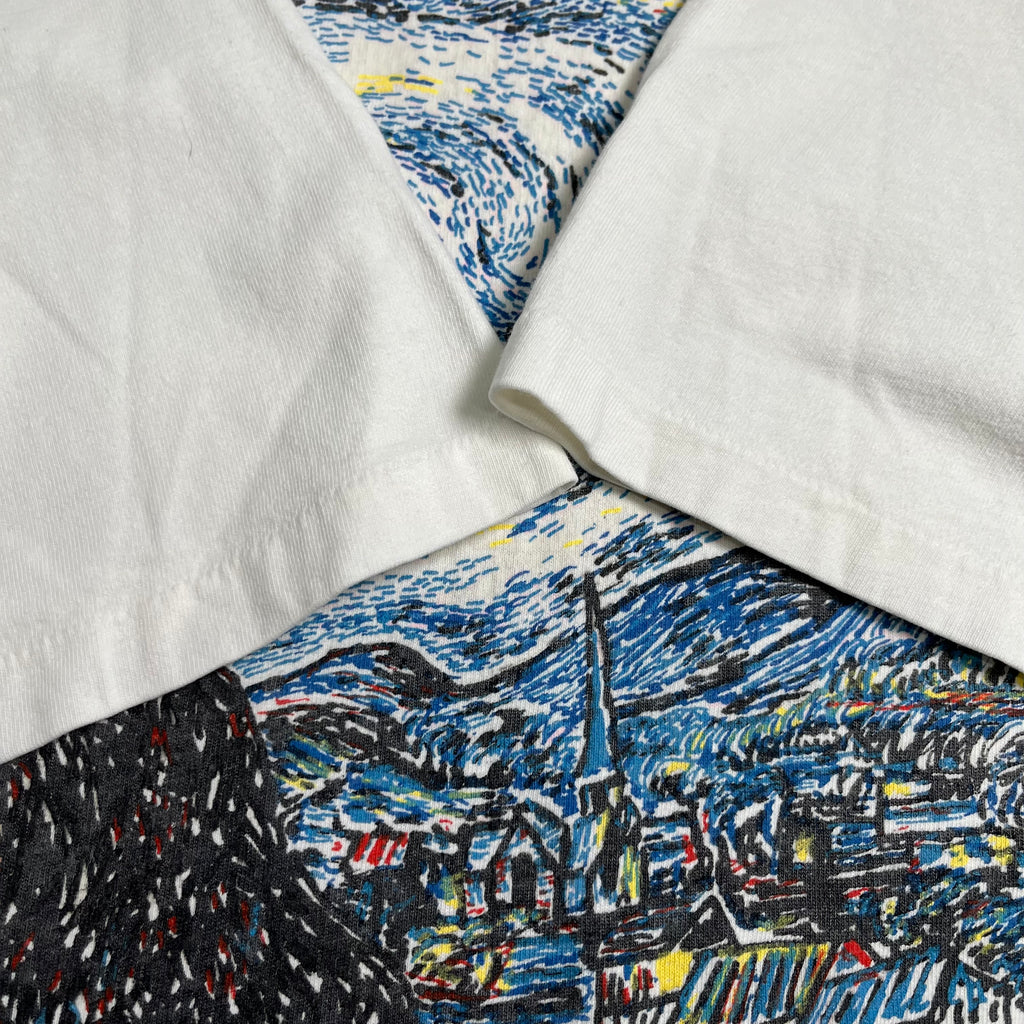 90s Vincent Van Gogh Starry Night Tee L