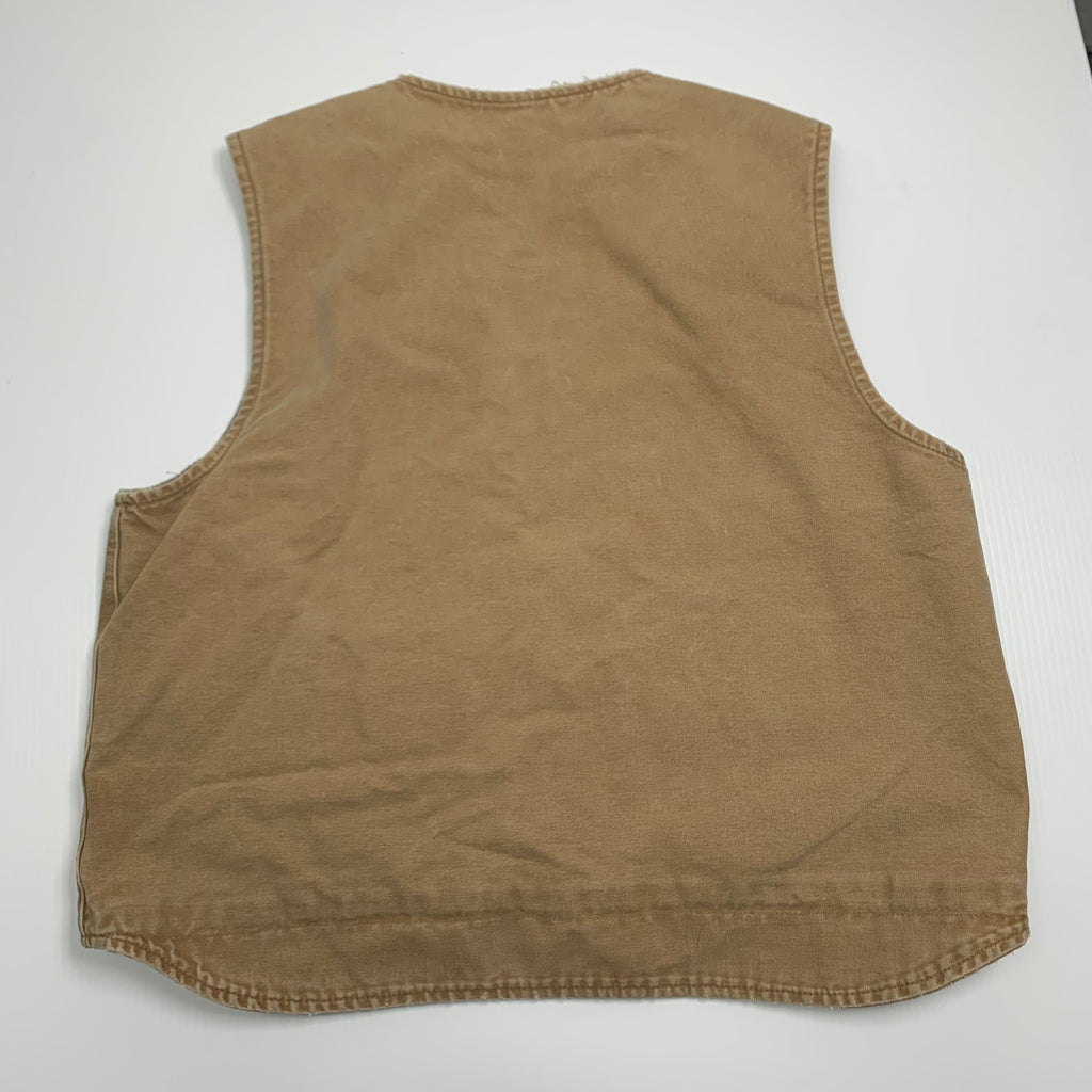 Carhartt Beige Sherpa Lined Vest XL