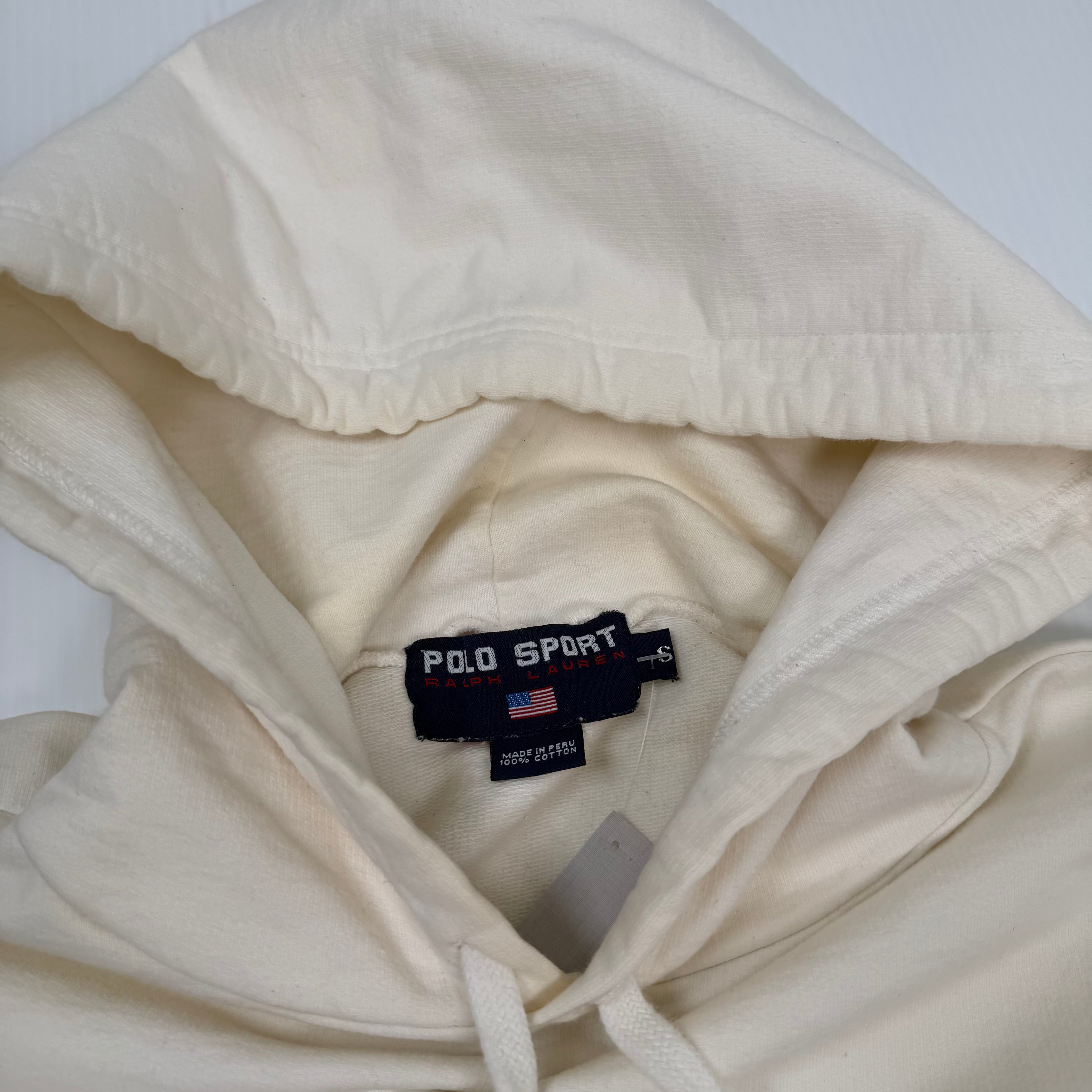 Vintage Polo Sport Mini Logo Hoodie S