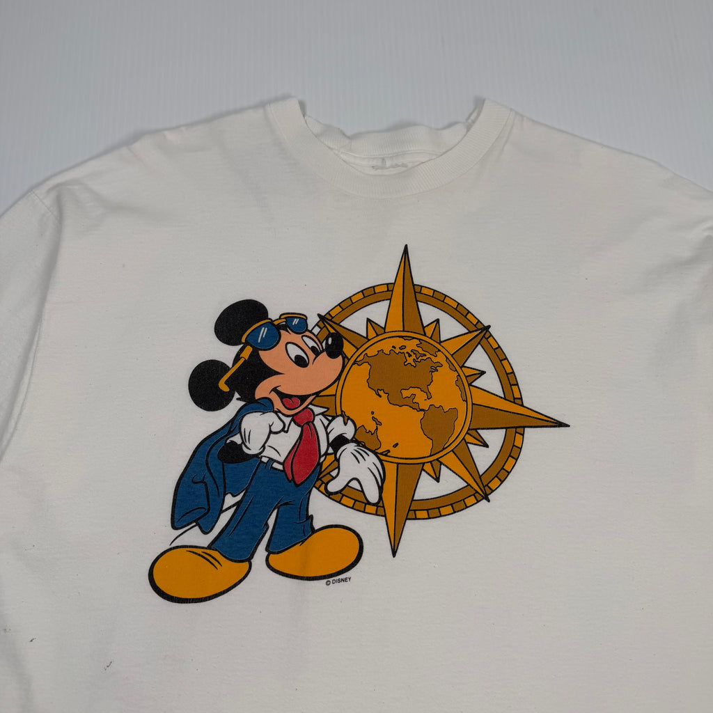 Vintage Disney Mickey Mouse Compass Graphic Tee XL