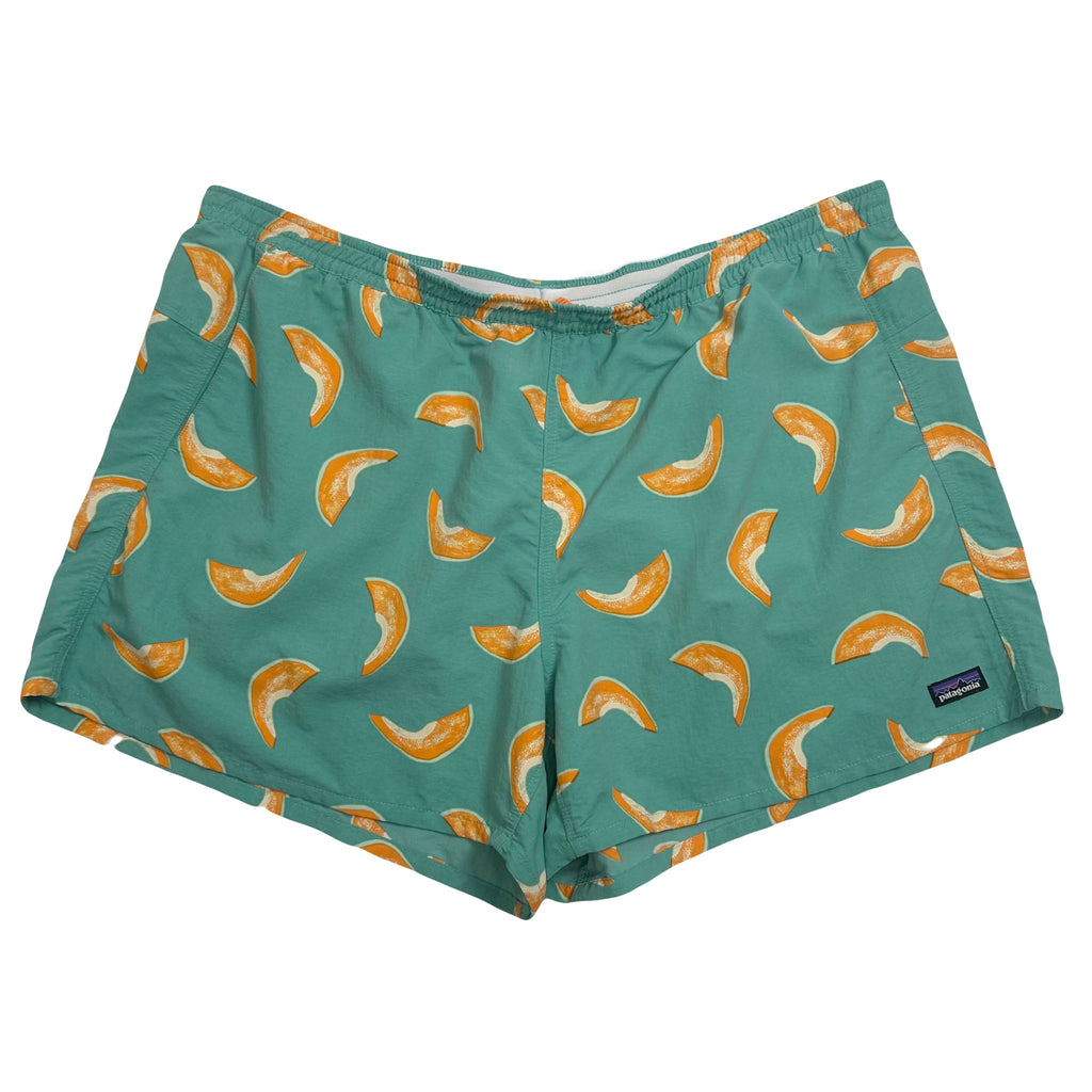 Patagonia Cantaloupe Pattern Athletic Shorts XXL