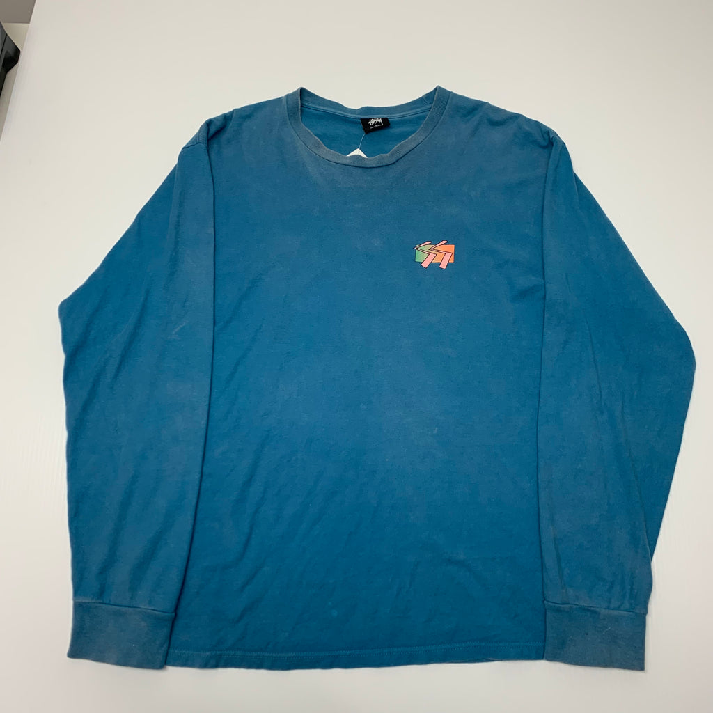 Blue Stussy Longsleeve L
