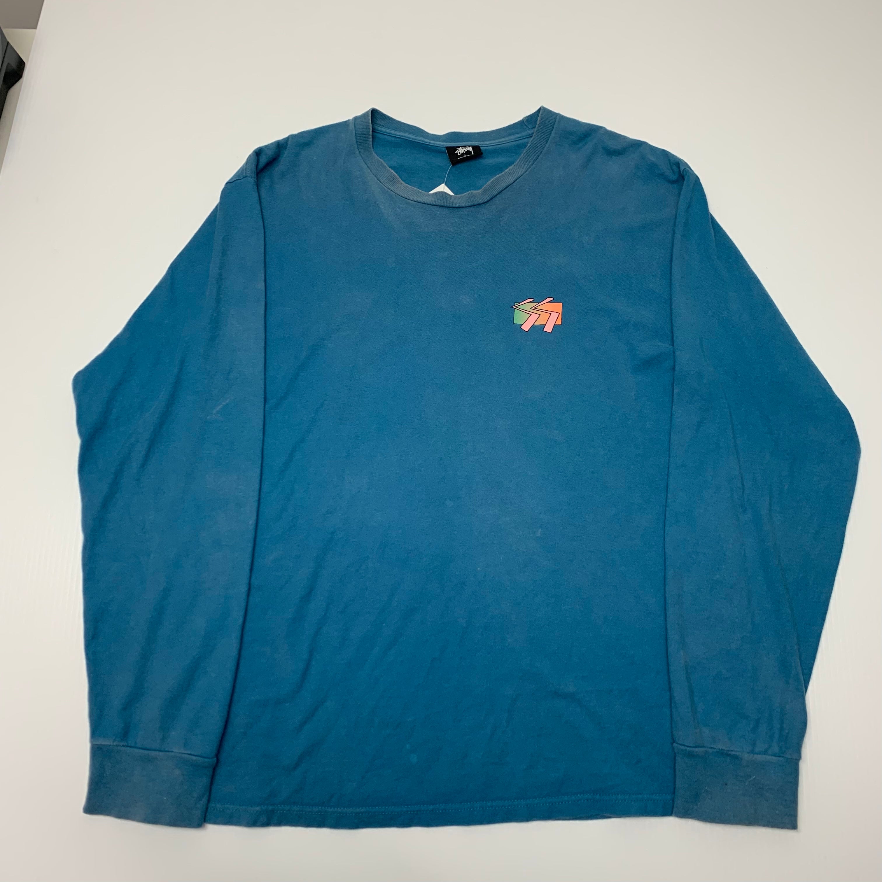 Blue Stussy Longsleeve L