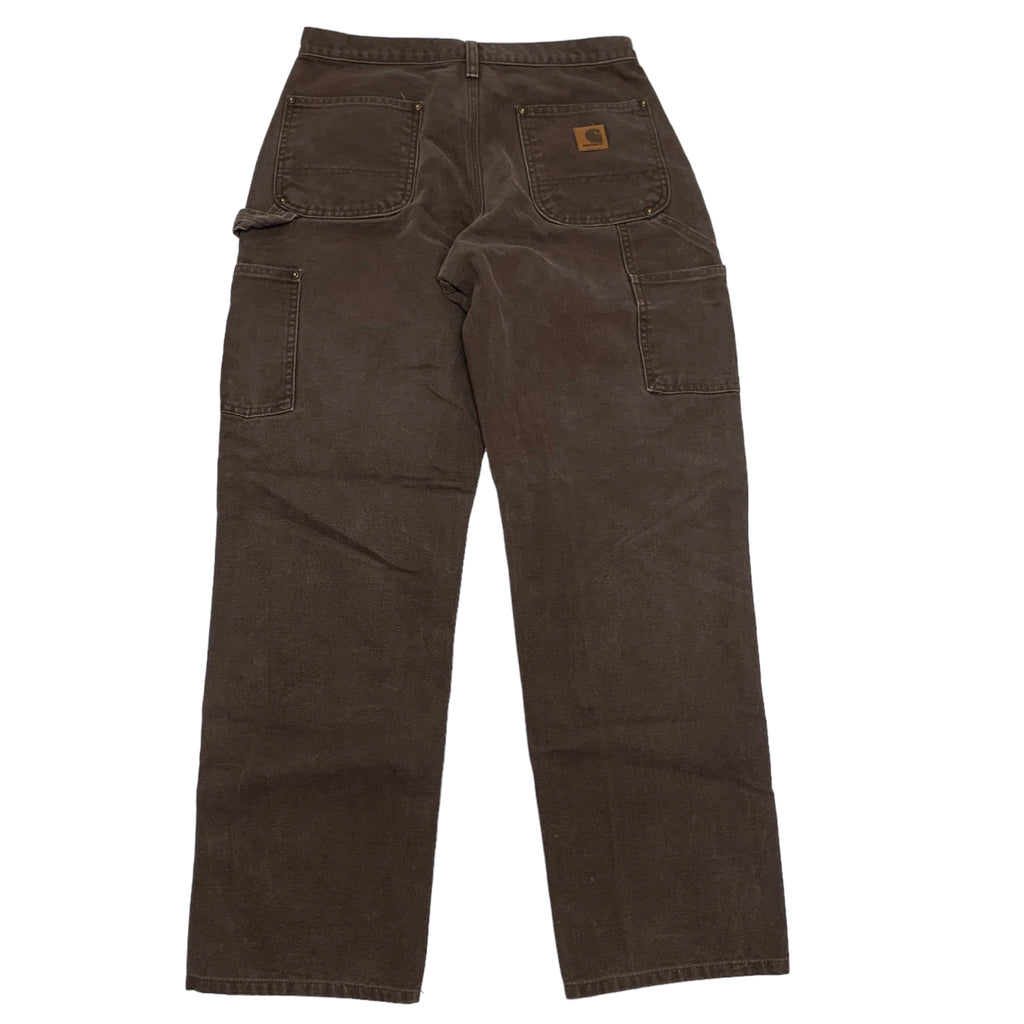 Carhartt Brown Double Knee Denim Size 4 1113