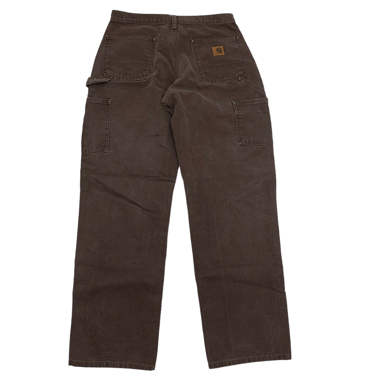 Carhartt Brown Double Knee Denim Size 4 1113