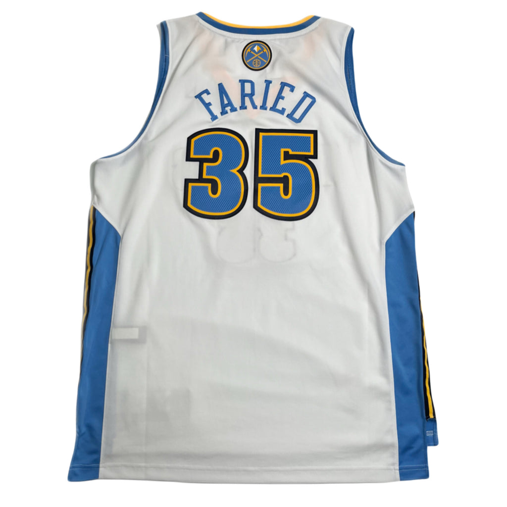 Adidas Denver Nuggets Kenneth Faried Jersey L