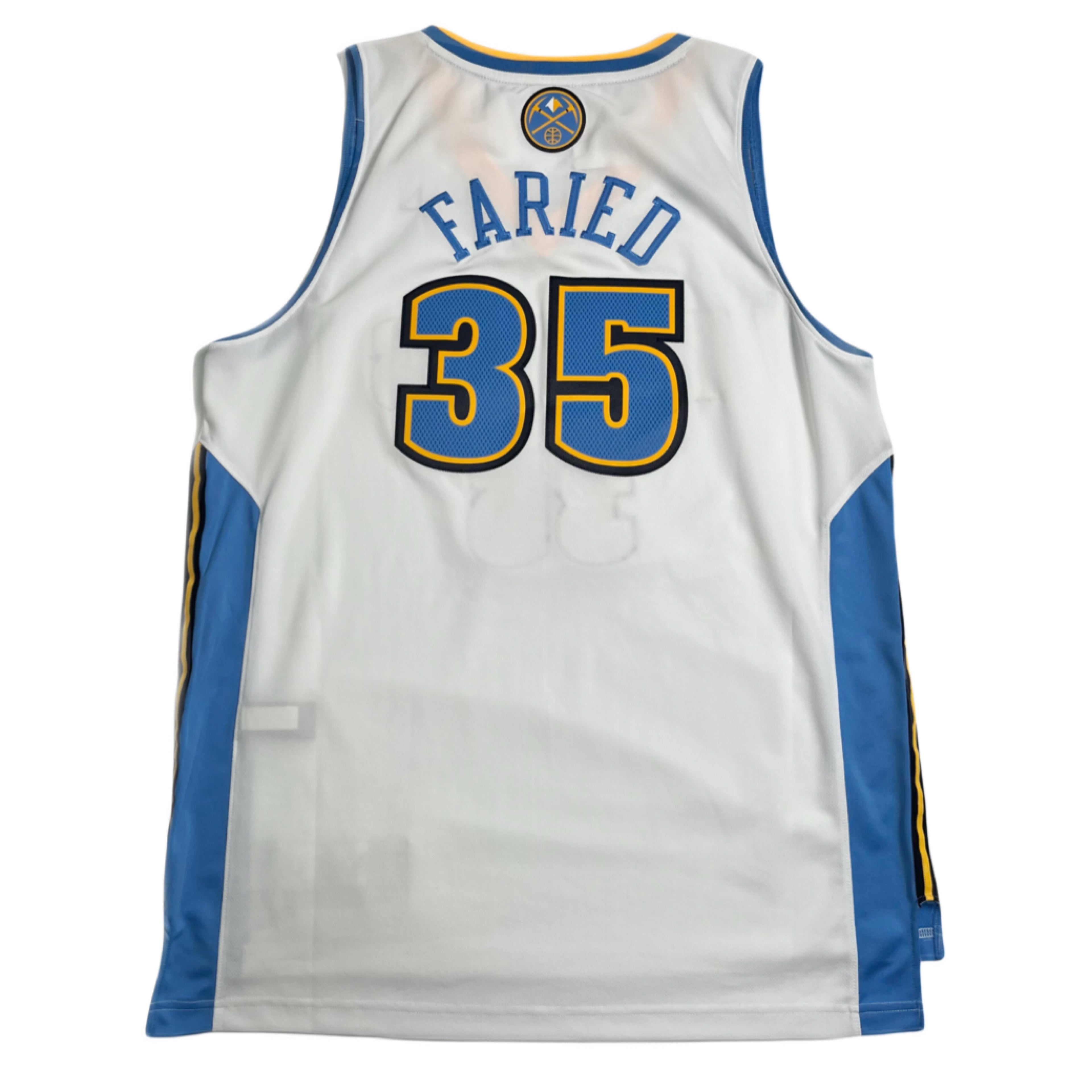 Adidas Denver Nuggets Kenneth Faried Jersey L