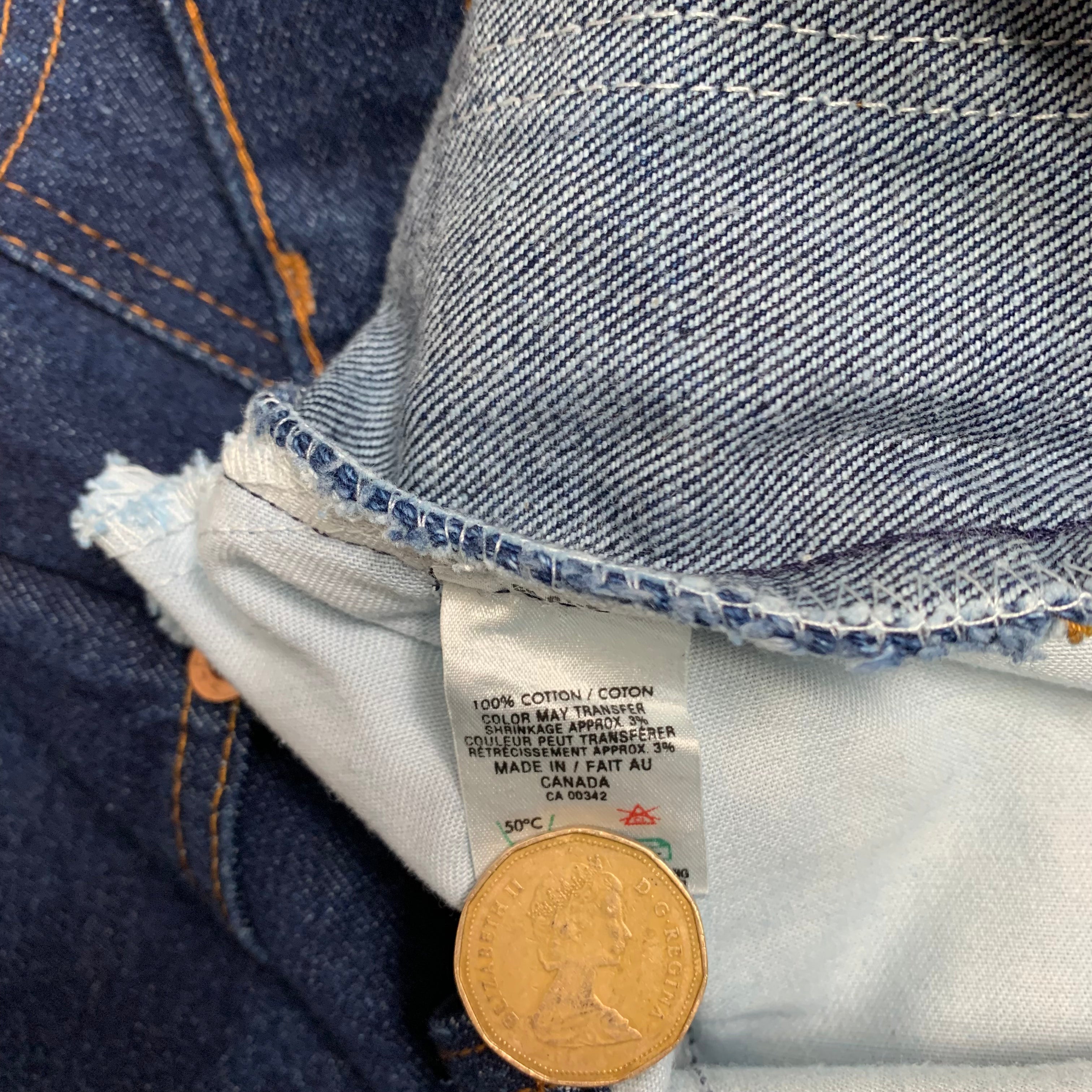 Vintage Dark Wash Levi’s Orange Tab 506 36