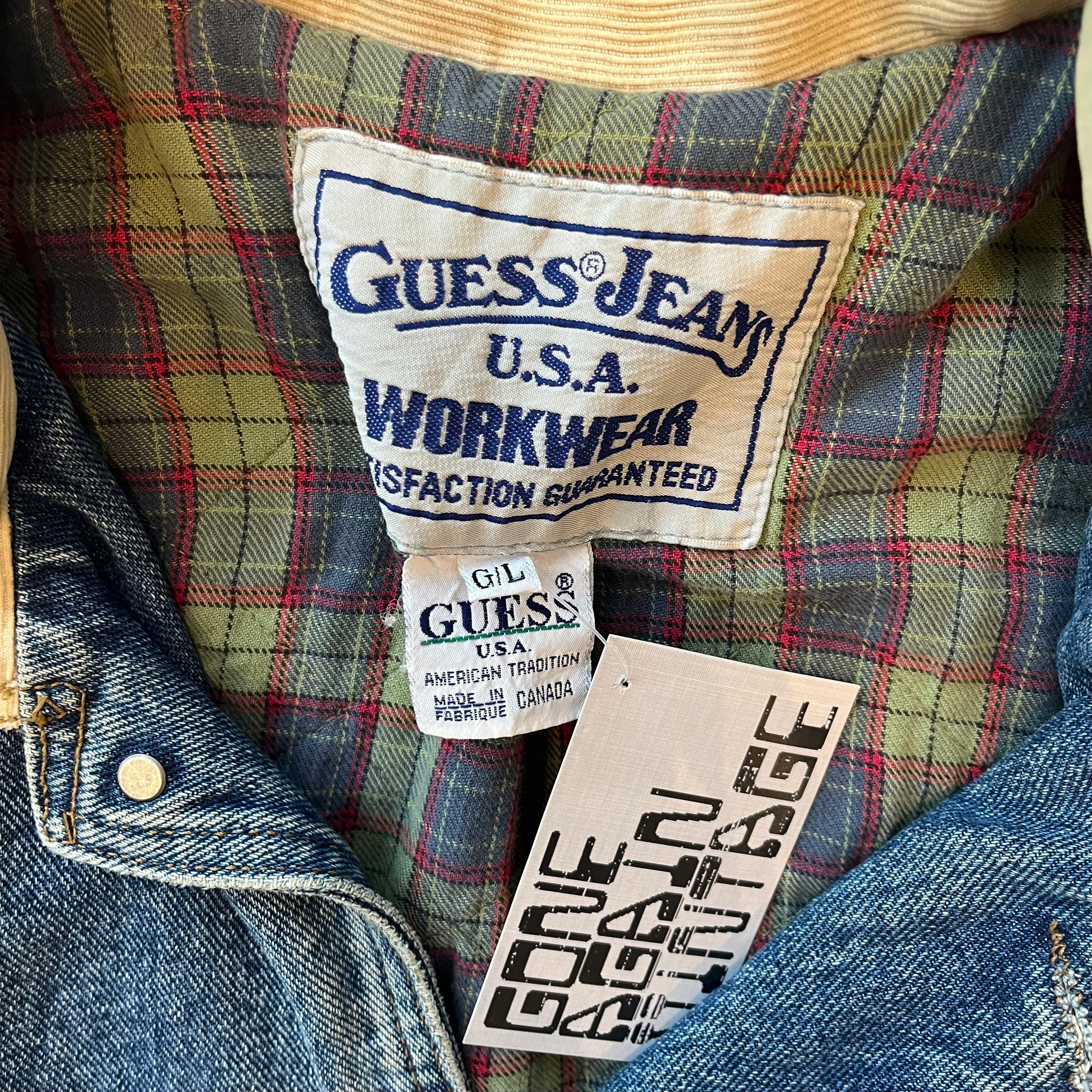 Vintage Guess Jeans Workwear Chore Coat L