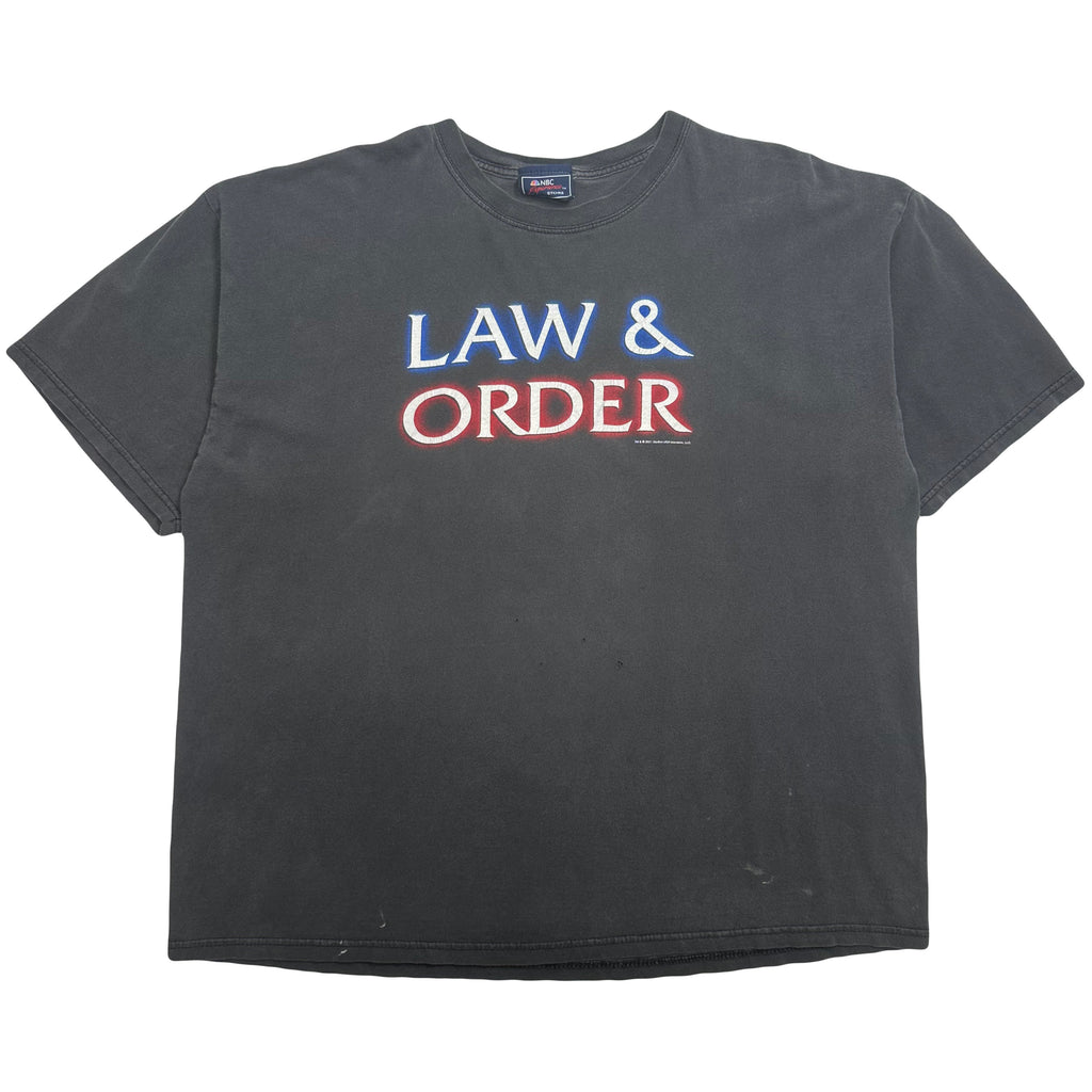 2001 NBC Law & Order TV Graphic Tee XL