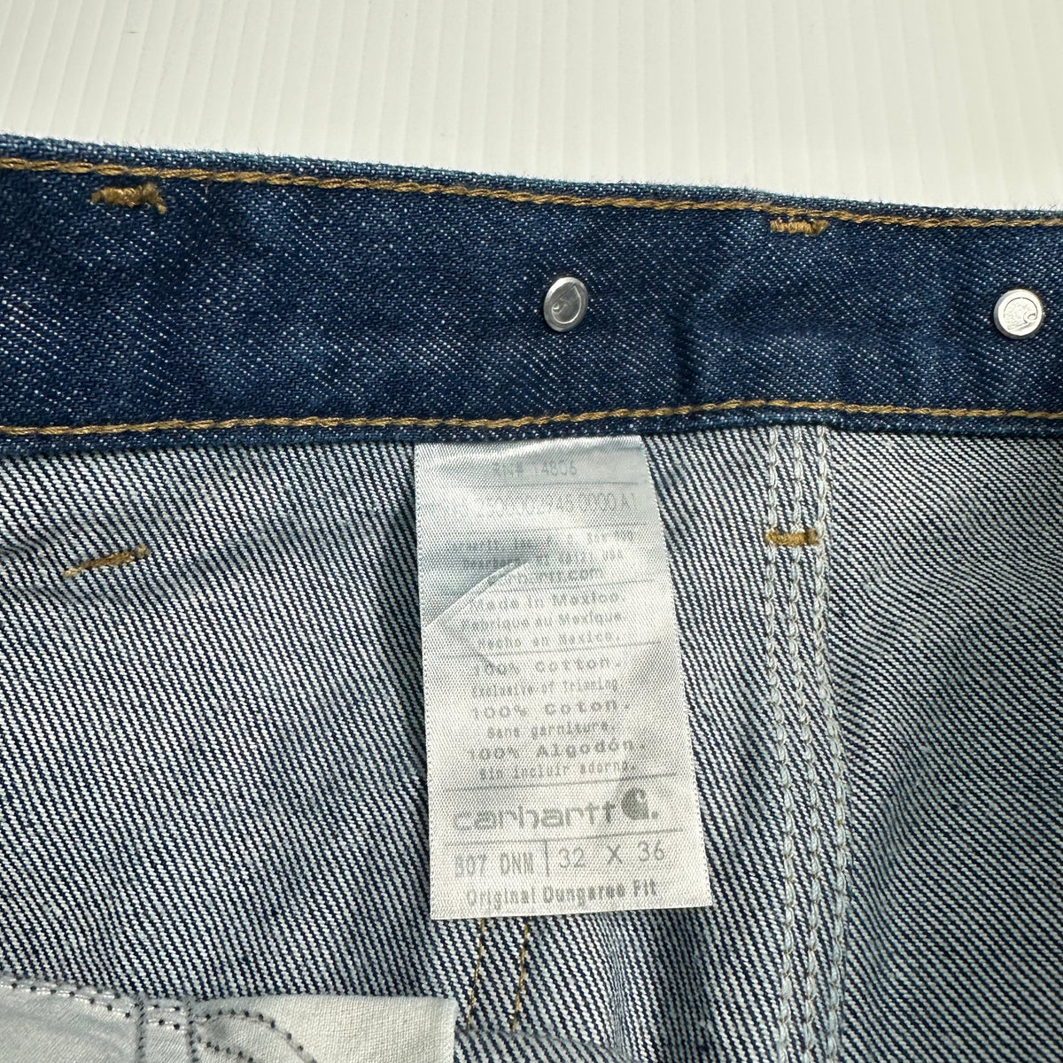 Vintage Carhartt Denim Double Knees 32
