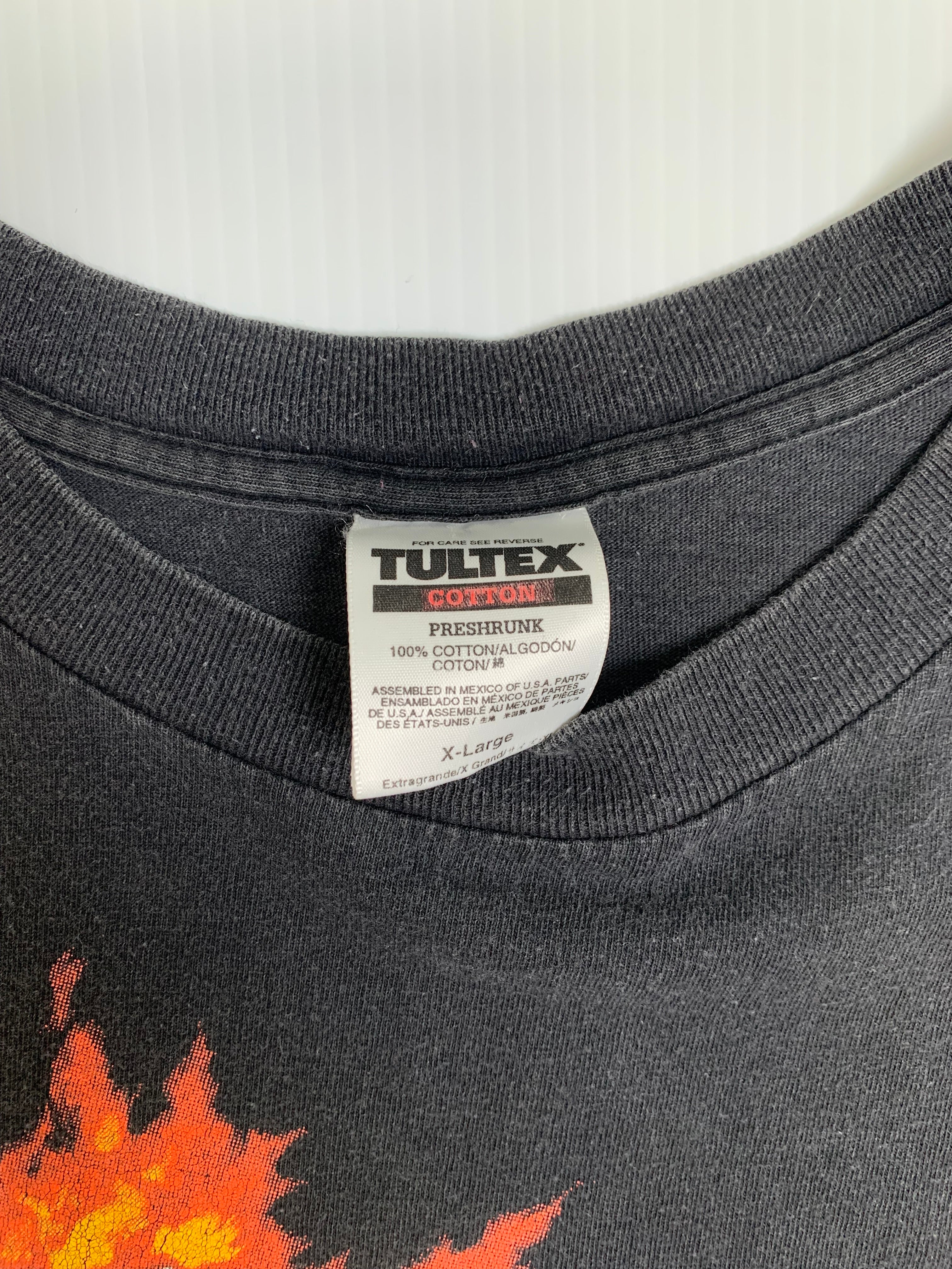 1999 B.B. King Blues Festival Cat Flames Graphic Tee XL