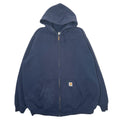 Vintage Carhartt Mini Logo Zip Hoodie XL