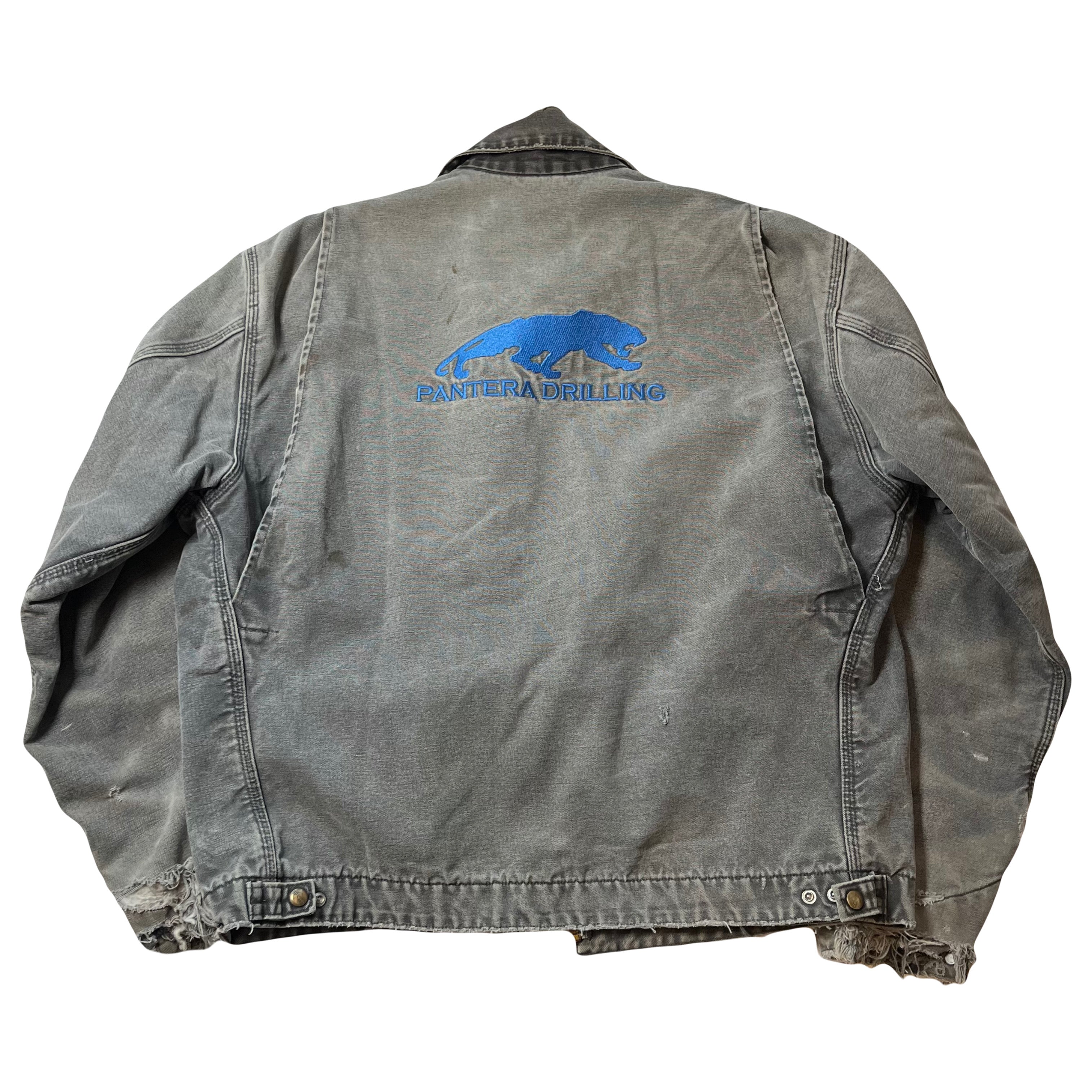 Vintage Carhartt J97 Pantera Drilling Distressed Detroit Jacket XL