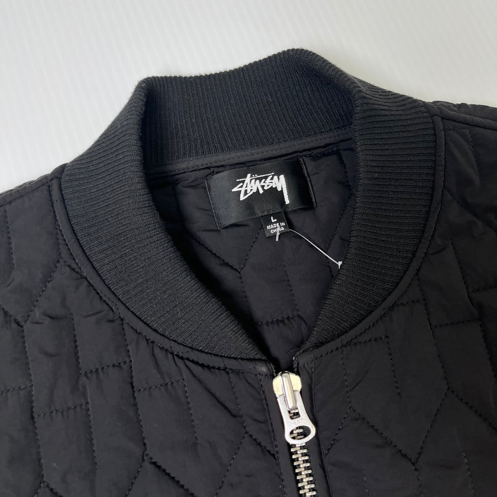 Stussy Micro S Puff Full Zip Bomber Jacket L