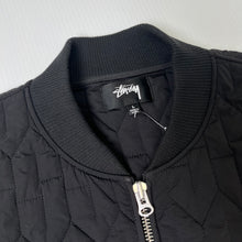 Load image into Gallery viewer, Stussy Micro S Puff Full Zip Bomber Jacket L
