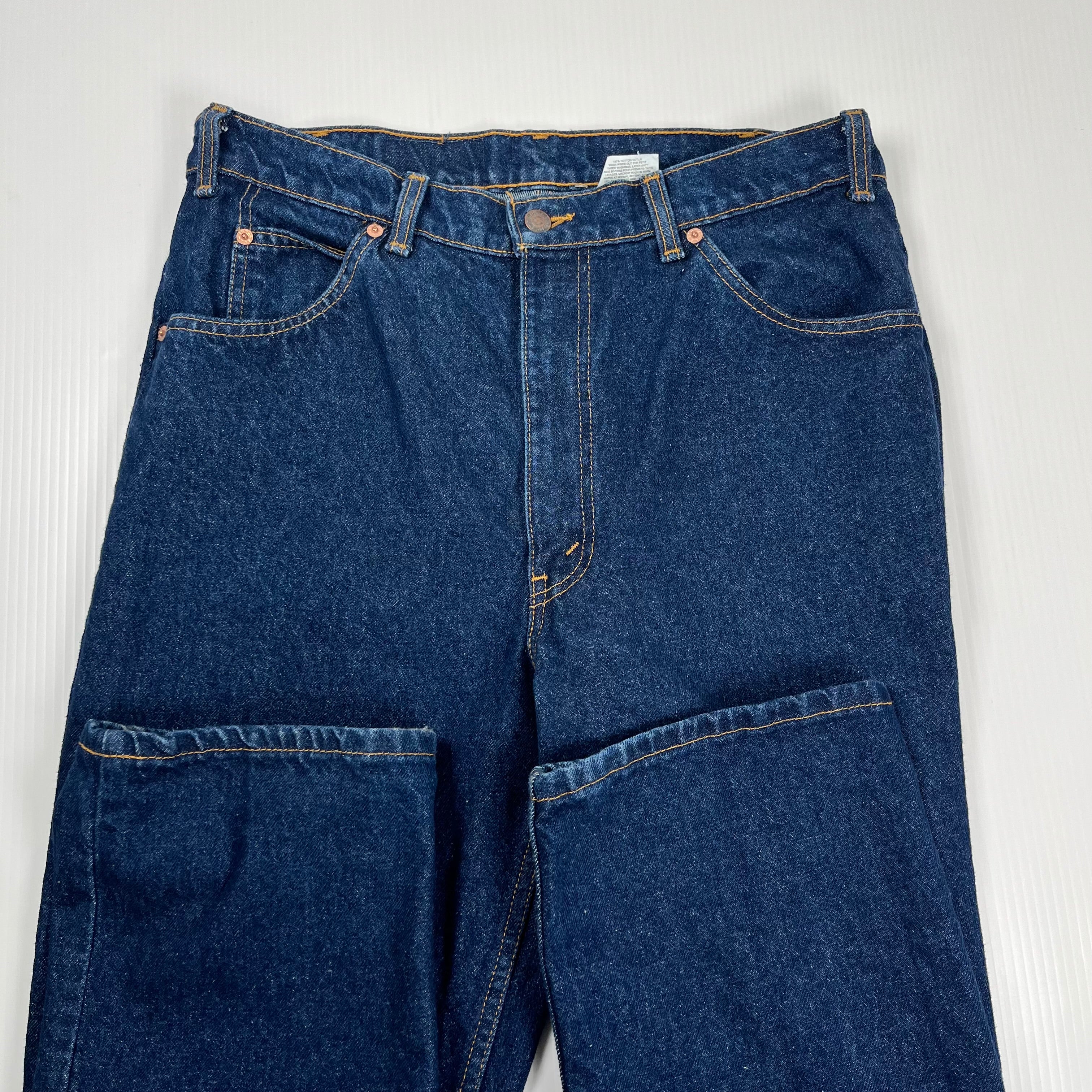 Vintage Levi's 619 Orange Tab Dark Wash Denim 36