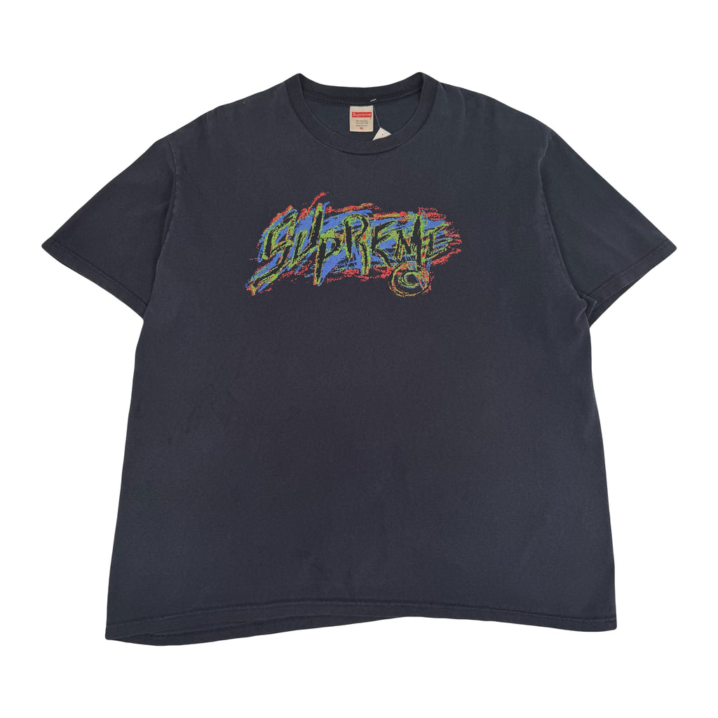 Supreme Abstract Crayon Graphic Tee XL