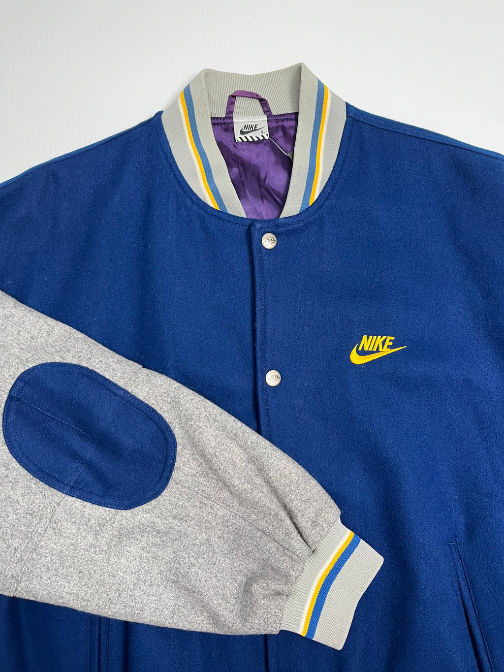 Vintage Nike Big Logo Varsity Jacket L
