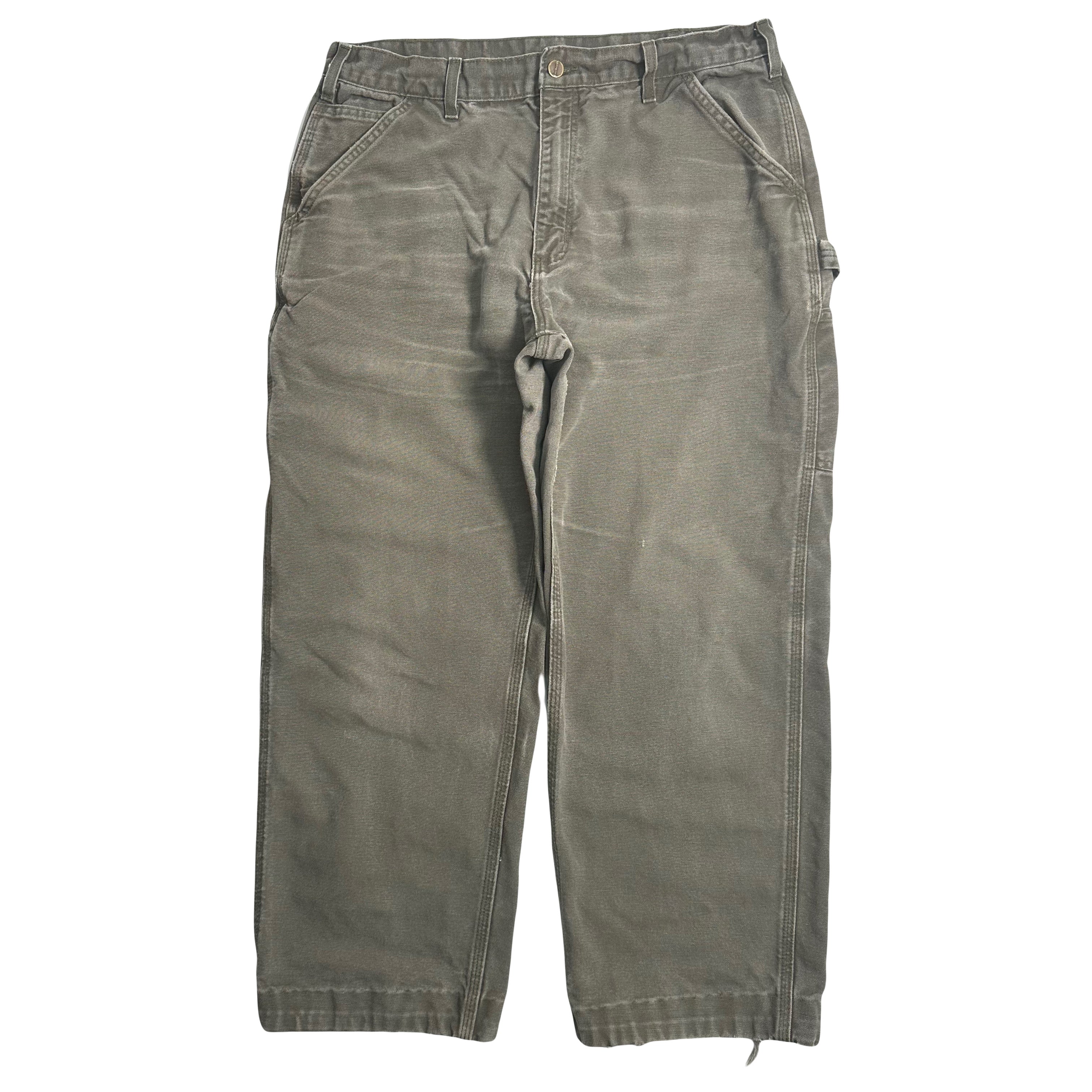 Vintage Carhartt Faded Carpenter Denim 35