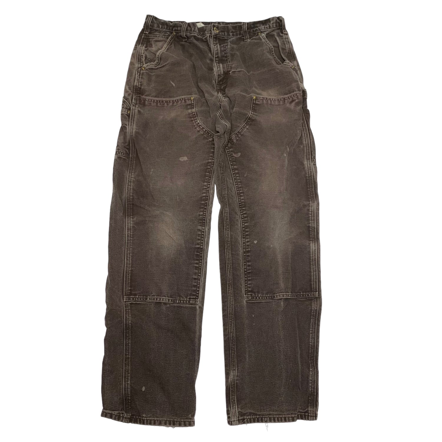 Carhartt Faded Brown Double Knee Denim 34x34 0216
