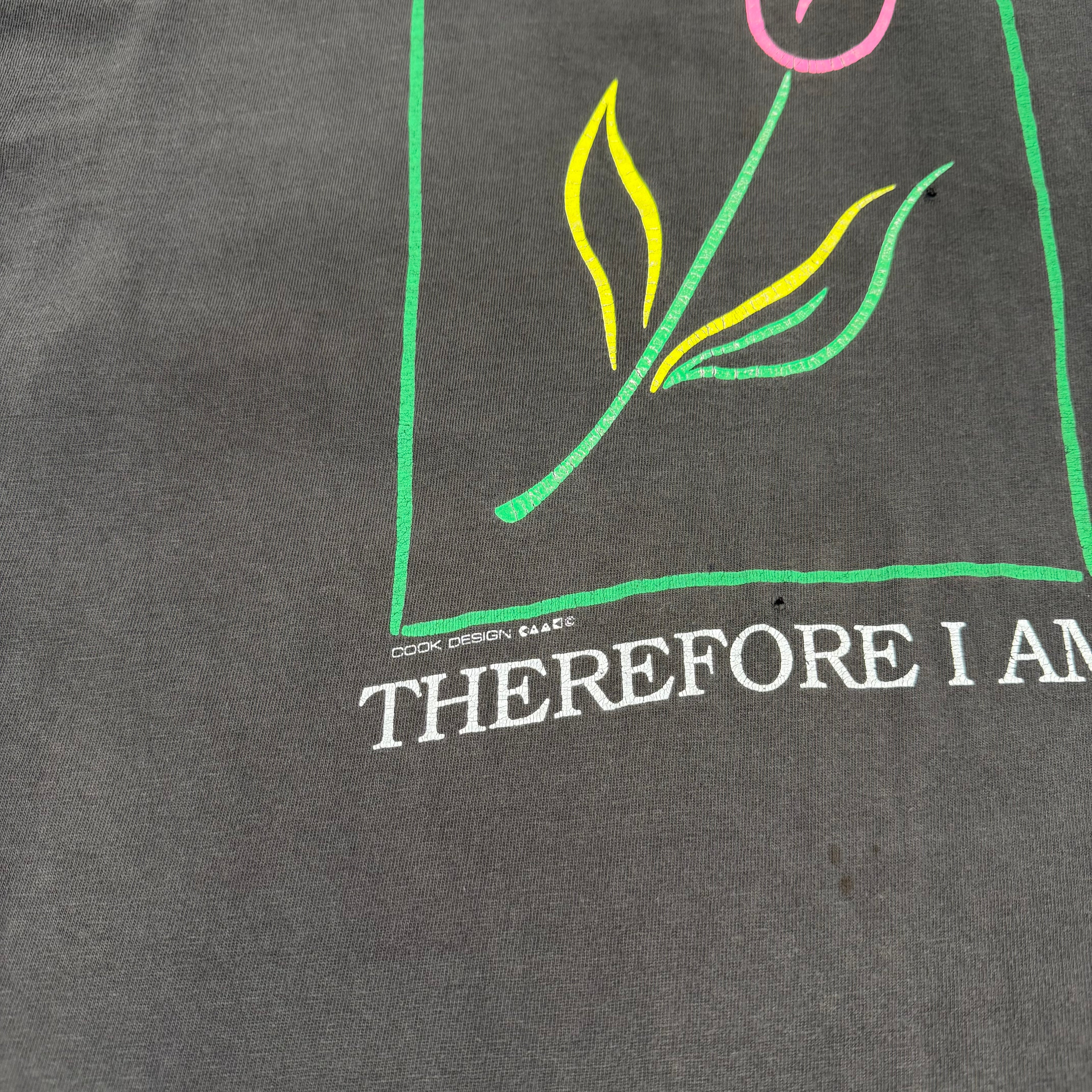 Vintage I Garden... Therefore I Am Graphic Tee XL