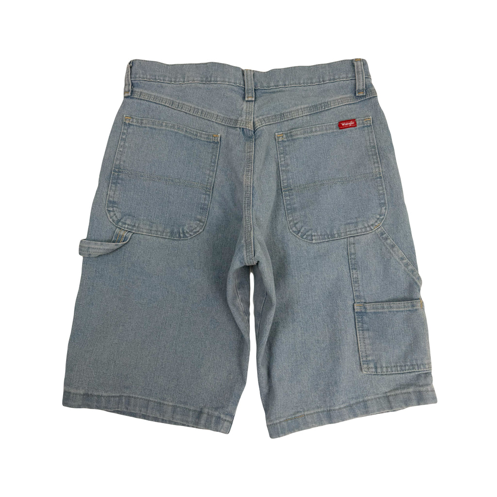 Vintage Wrangler Light Wash Denim Carpenter Shorts 30