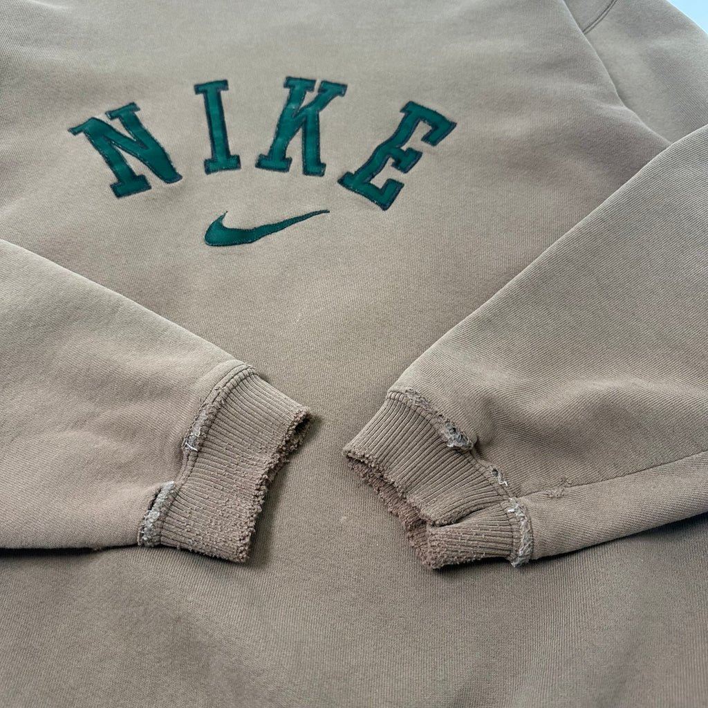 90s Nike Spellout Distressed Crewneck XL
