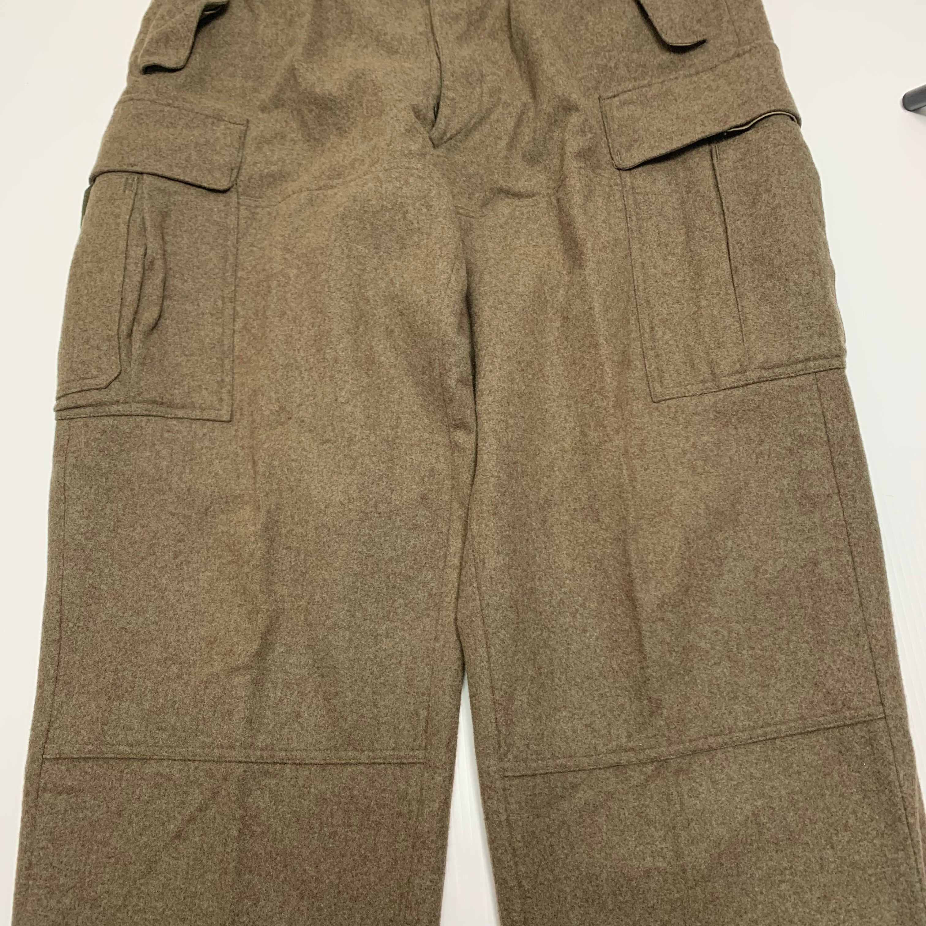 1963 Wool E. Dreyer Combat Trousers 36